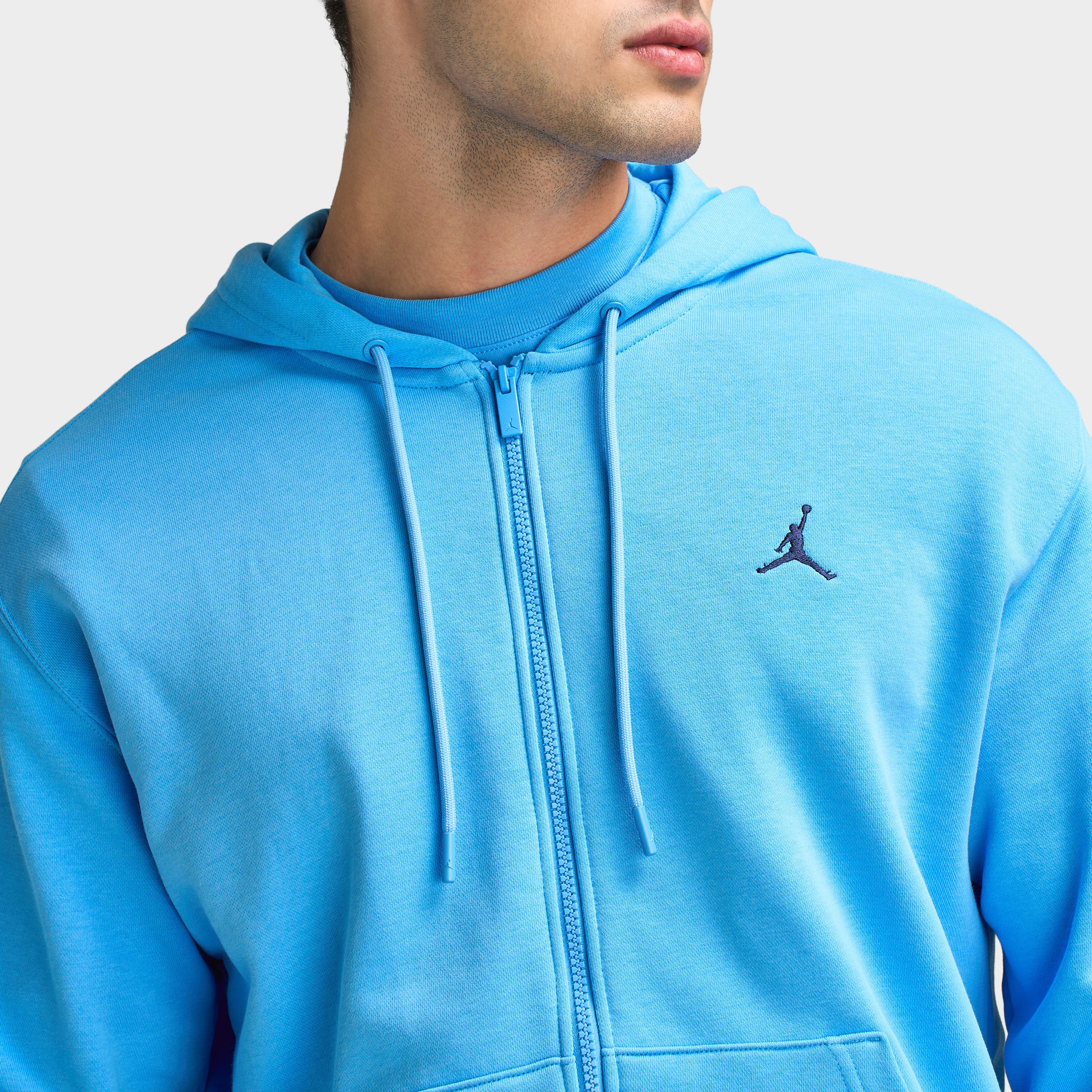 Jordan Brooklyn Fleece Fullzip Hoodie / University Blue - Image 3