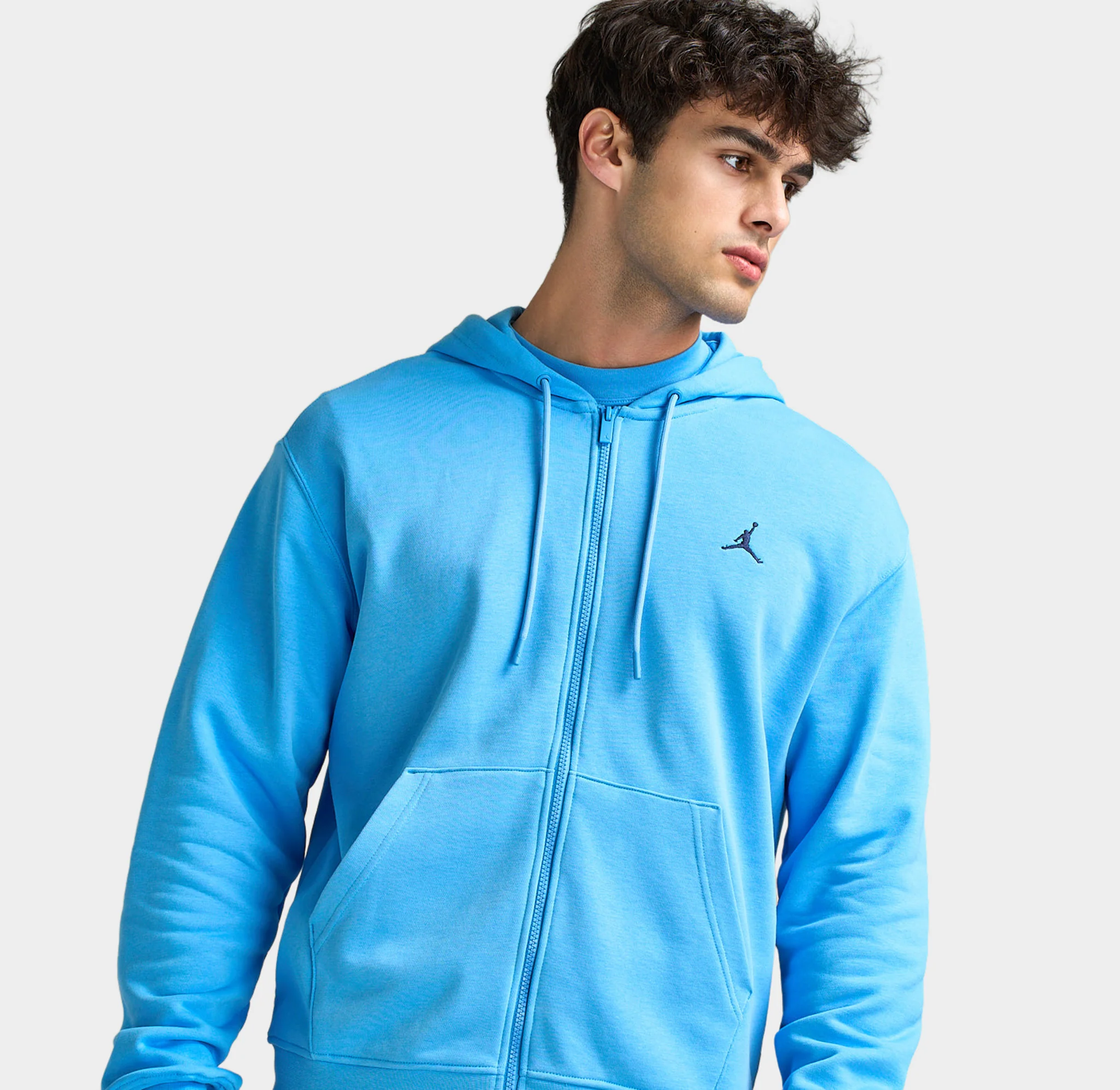 Jordan Brooklyn Fleece Fullzip Hoodie / University Blue - Image 4