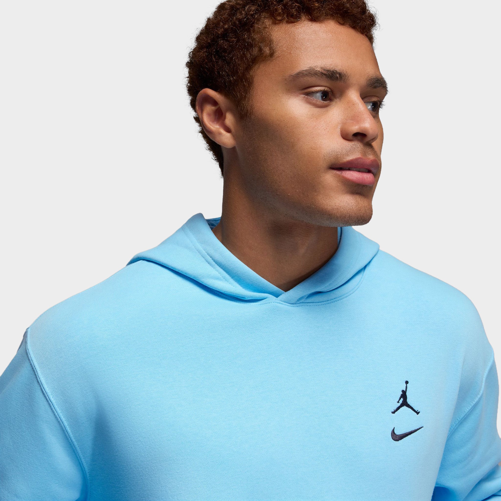 Jordan Brooklyn Fleece Hoodie / Blue Chill - Image 3