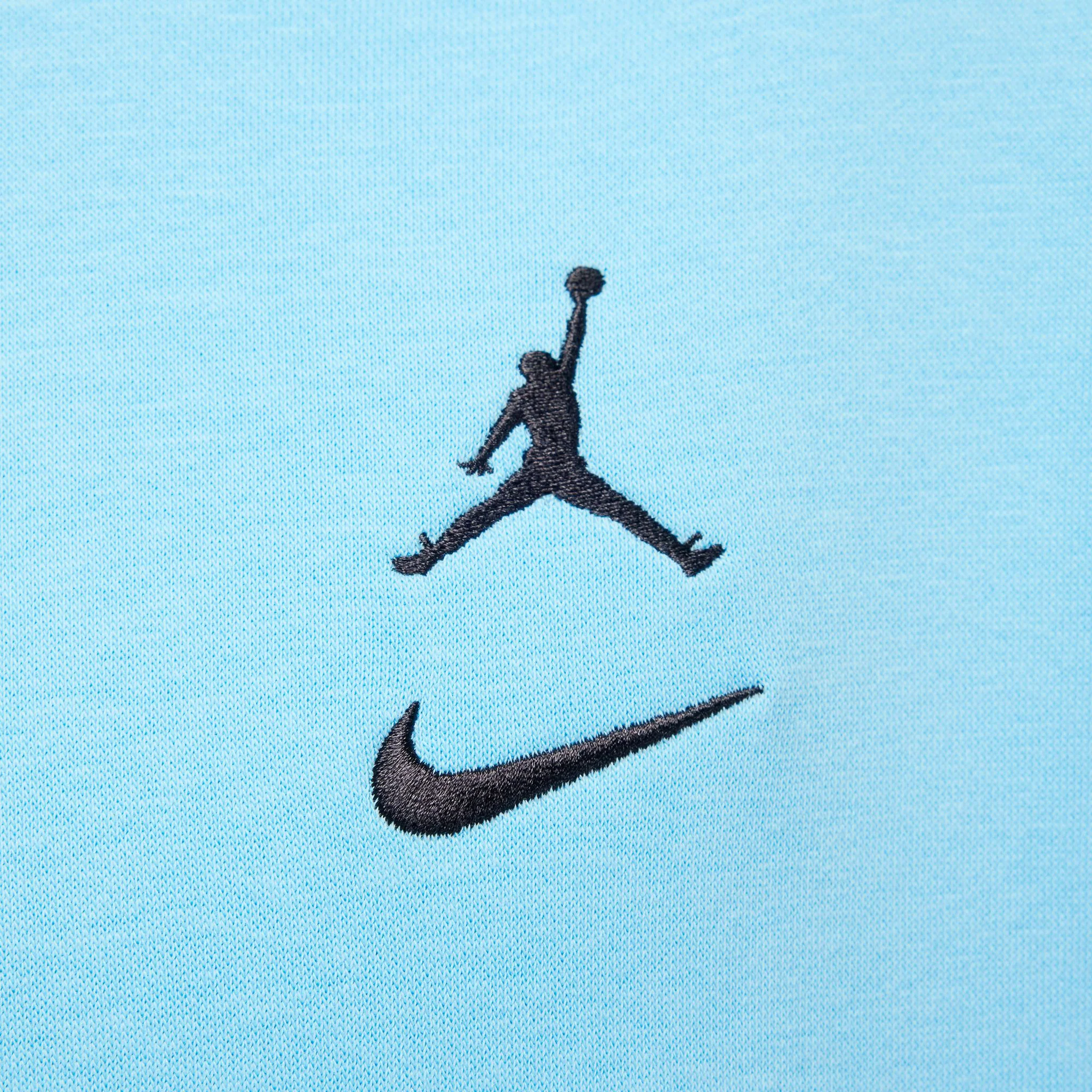 Jordan Brooklyn Fleece Hoodie / Blue Chill - Image 4