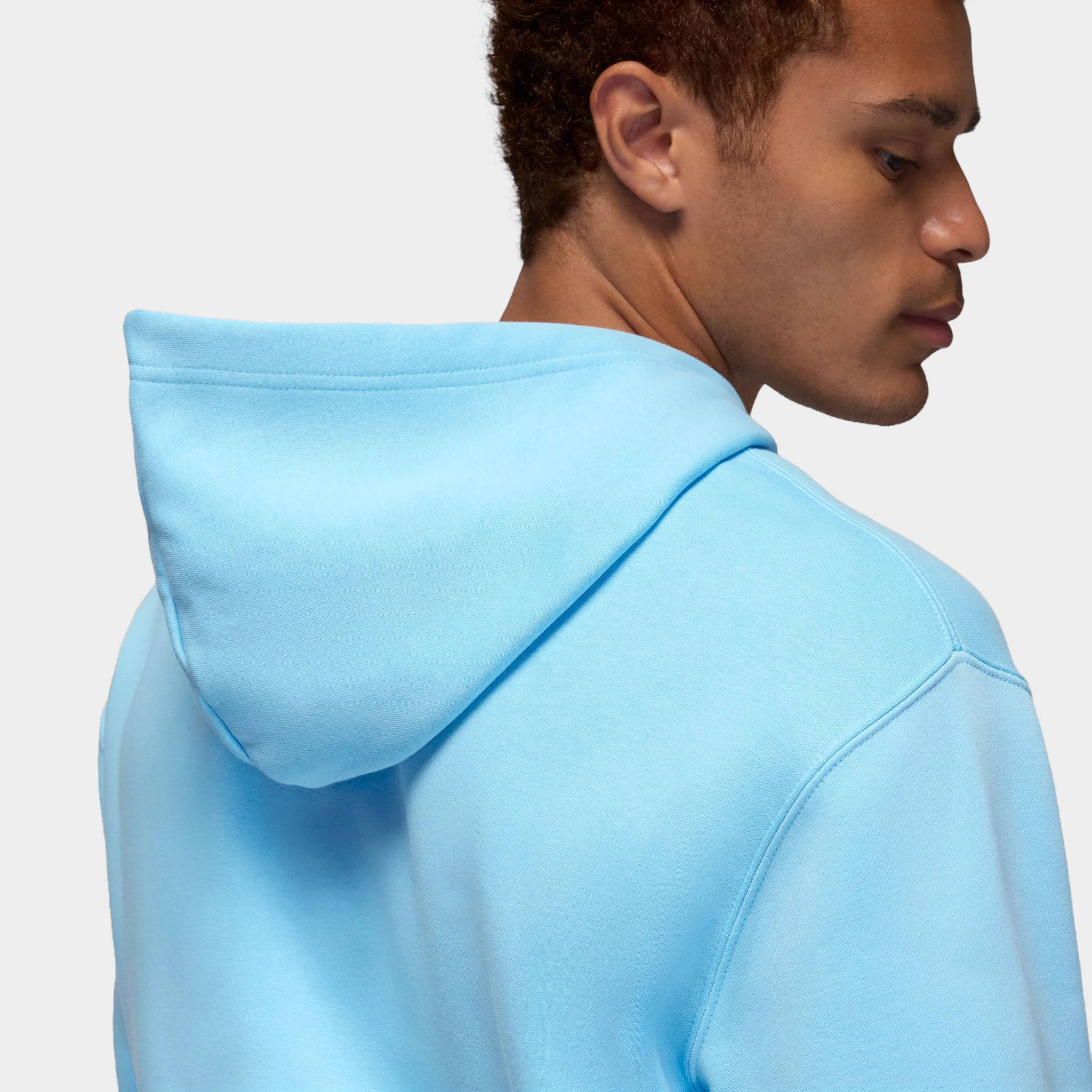 Jordan Brooklyn Fleece Hoodie / Blue Chill - Image 6
