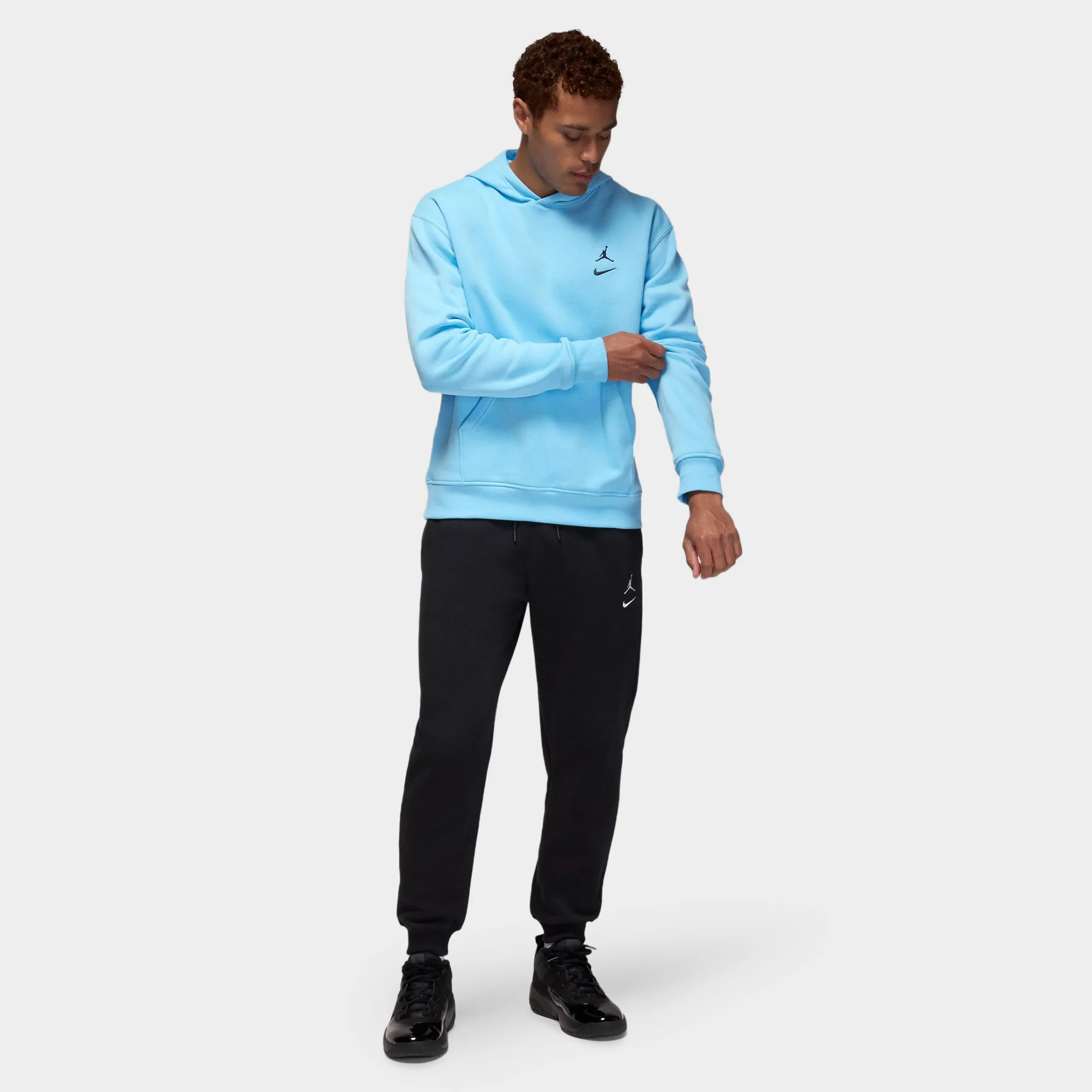 Jordan Brooklyn Fleece Hoodie / Blue Chill - Image 7