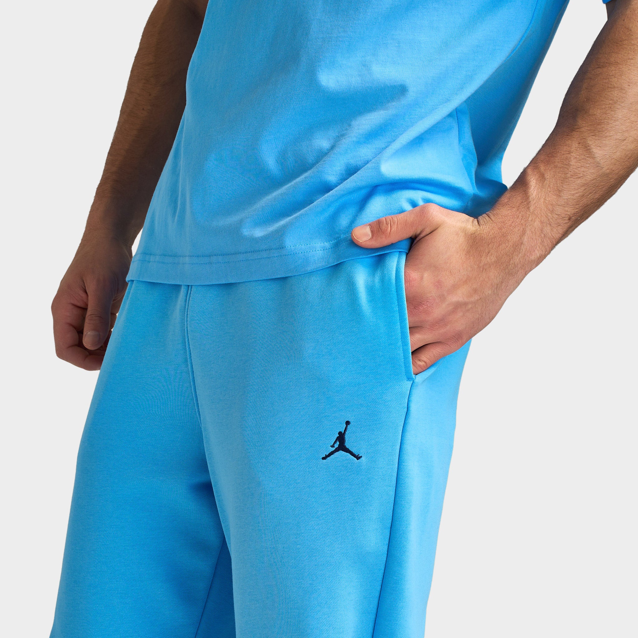Jordan Brooklyn Fleece Jogger Pants University Blue / Midnight Navy - Image 5