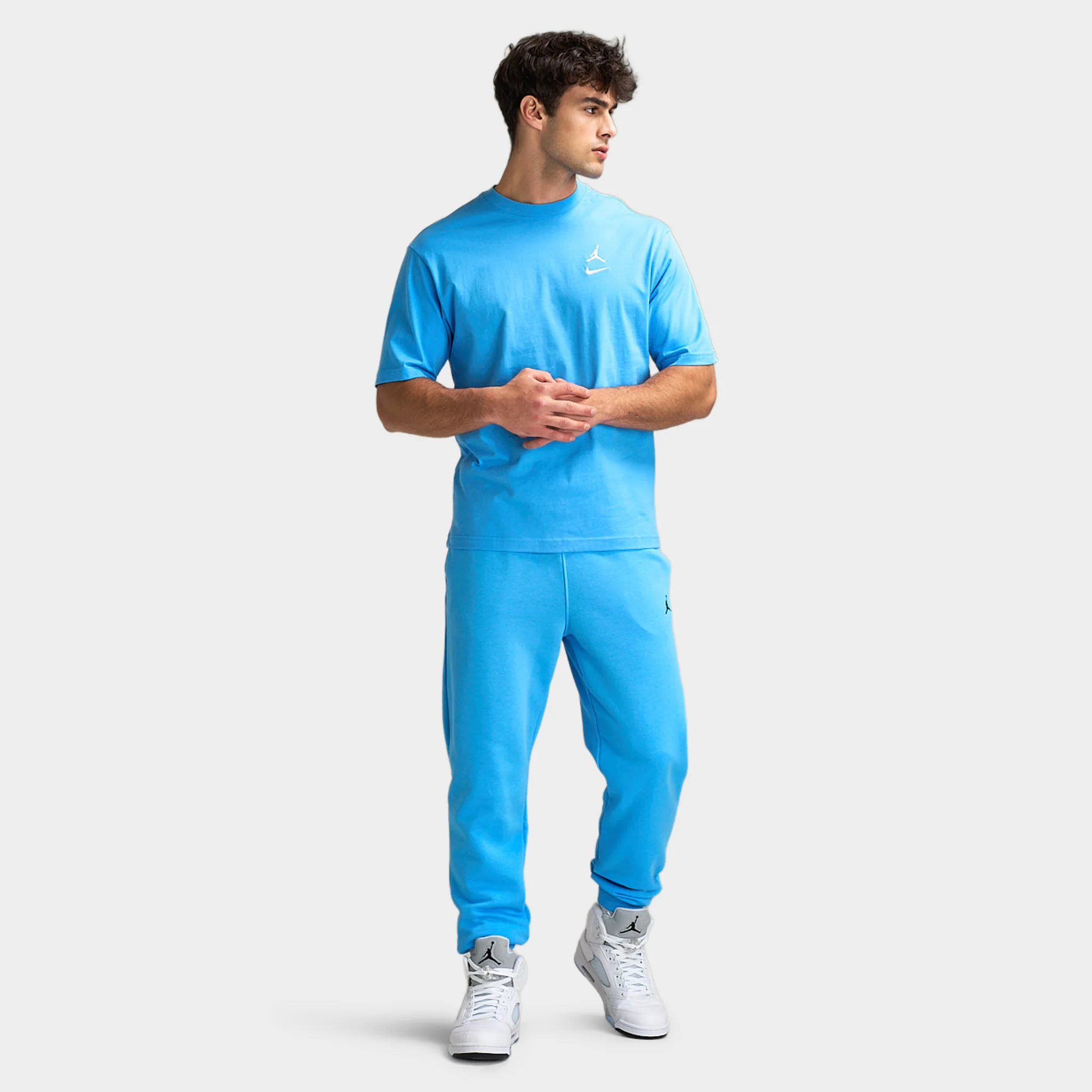 Jordan Brooklyn Fleece Jogger Pants University Blue / Midnight Navy - Image 6