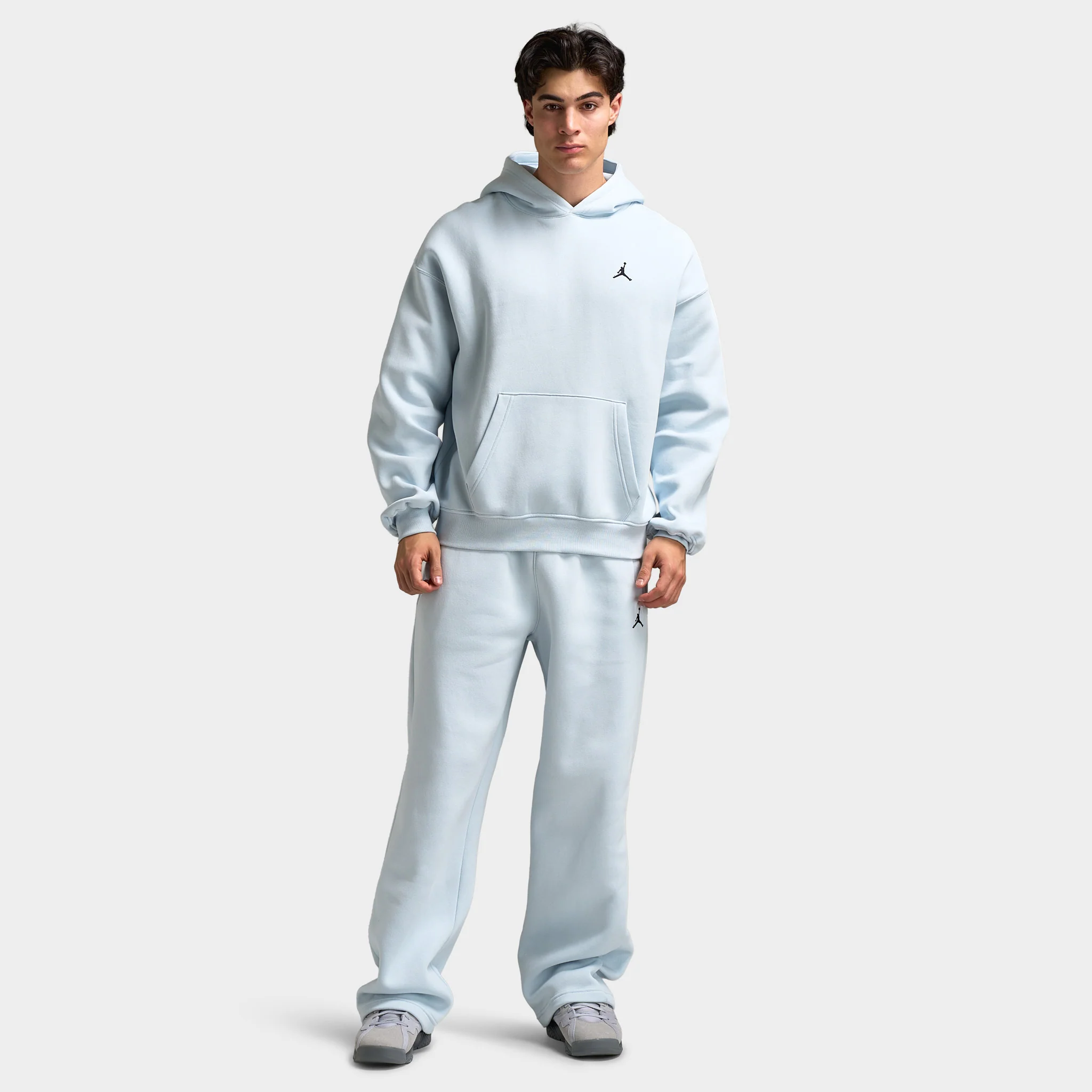 Jordan Brooklyn Fleece Oversized Hoodie / Aura - Image 3