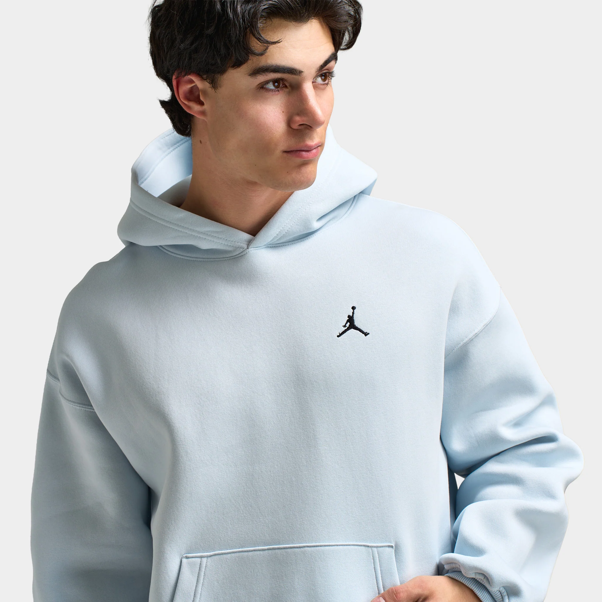 Jordan Brooklyn Fleece Oversized Hoodie / Aura - Image 6