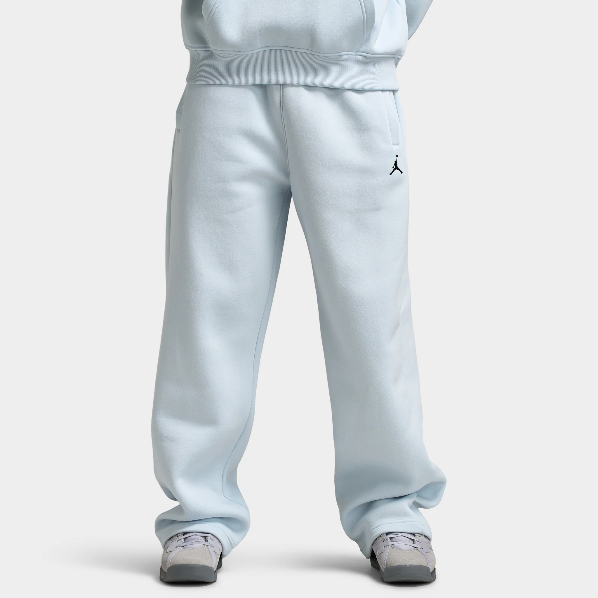 Jordan Brooklyn Fleece Oversized Open Hem Pants / Aura - Image 2