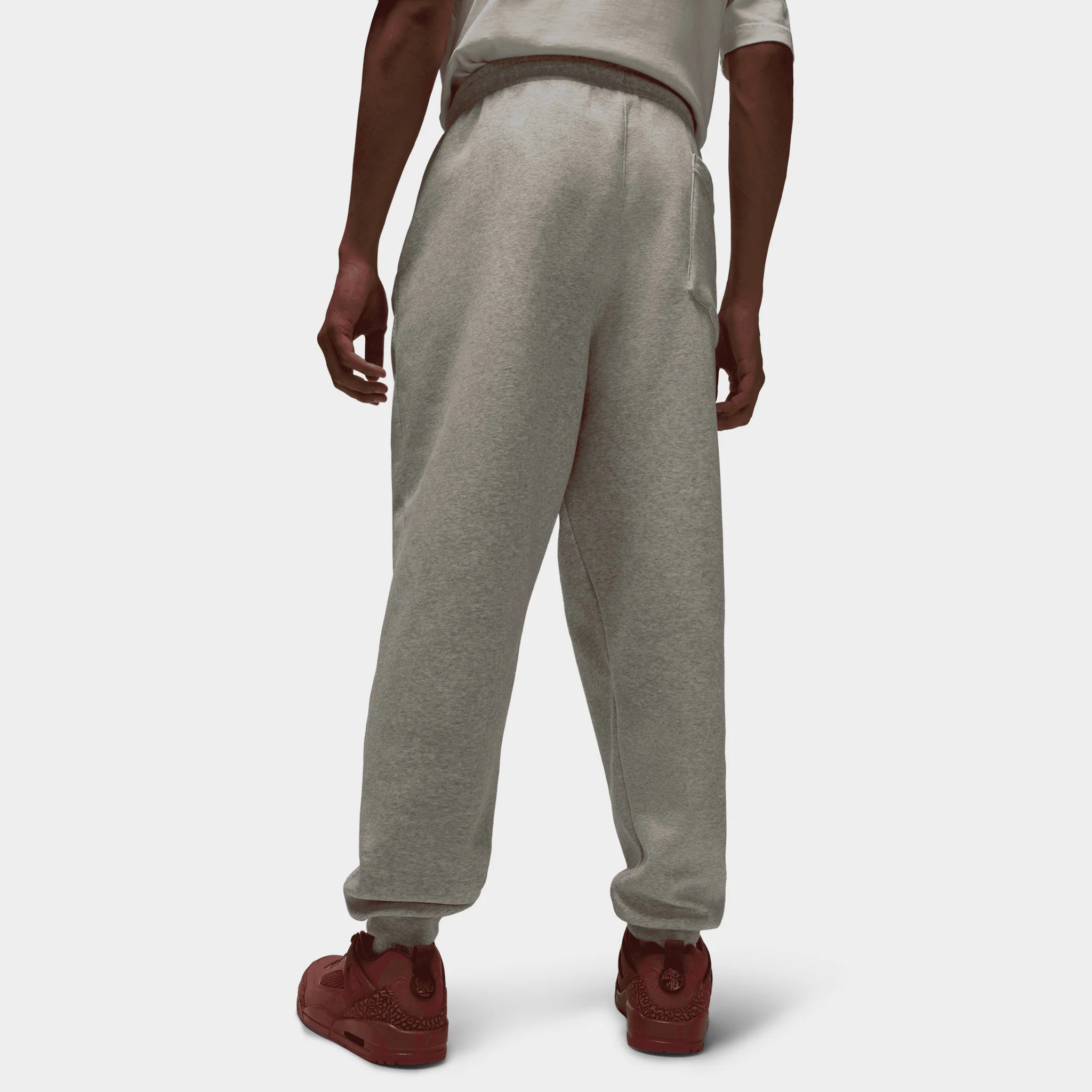 Jordan Brooklyn Fleece Pants / Grey Heather - Image 2