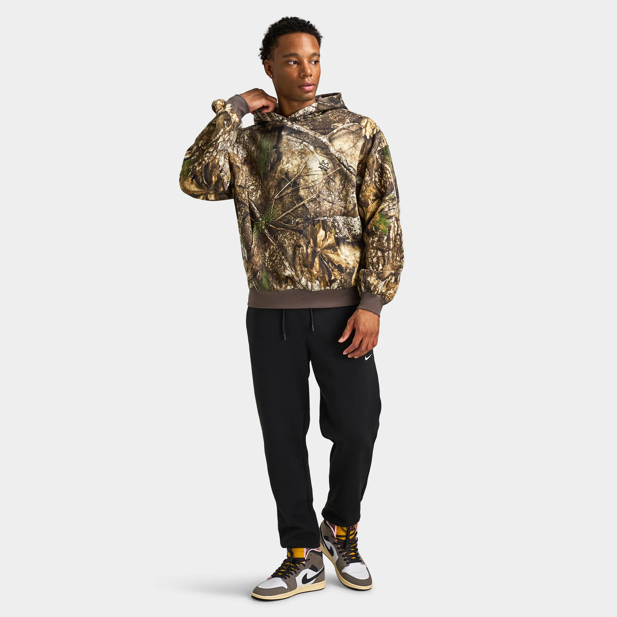 Jordan Brooklyn Fleece Realtree Hoodie / Medium Olive - Image 6