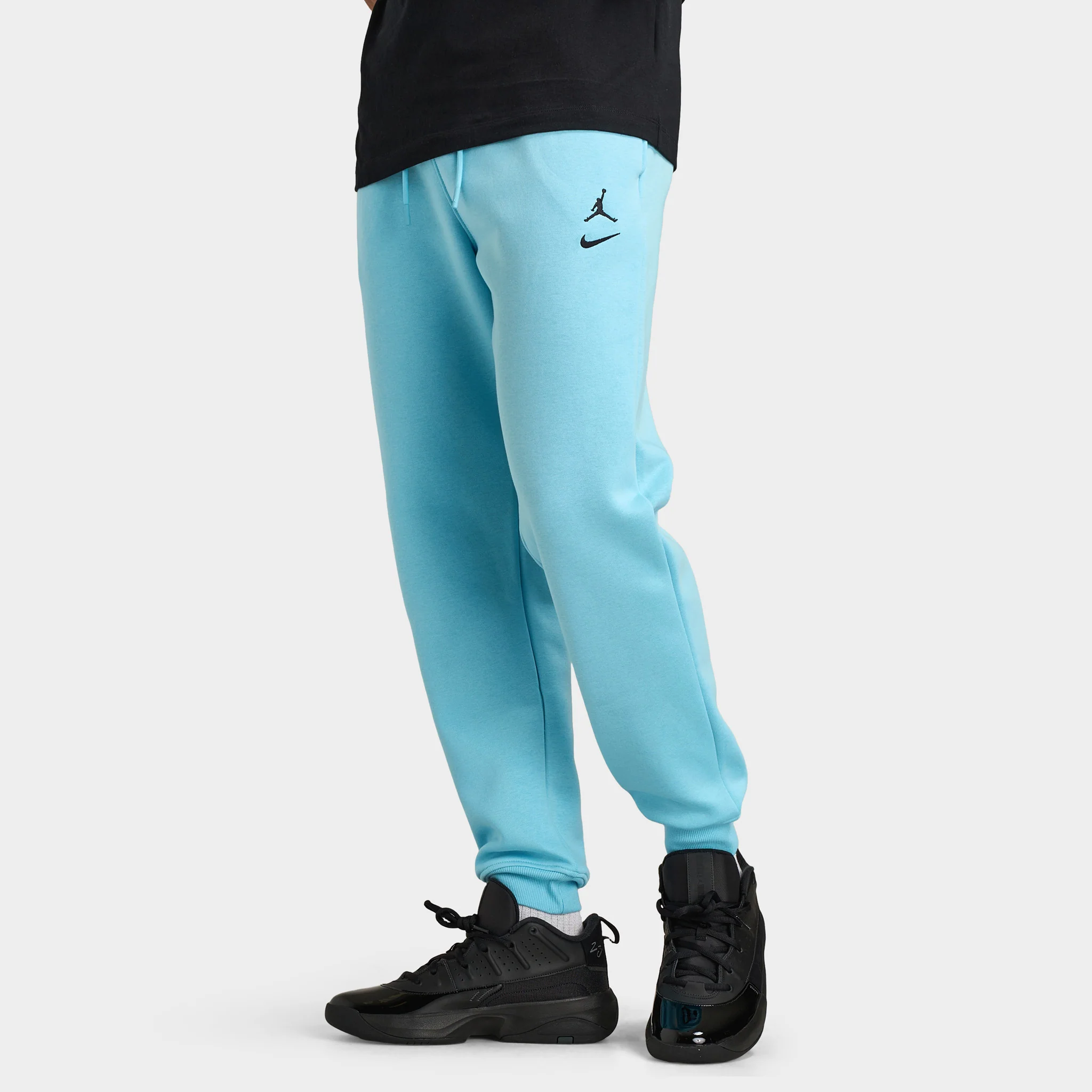 Jordan Brooklyn Fleece Varsity Pants / Blue Chill - Image 3