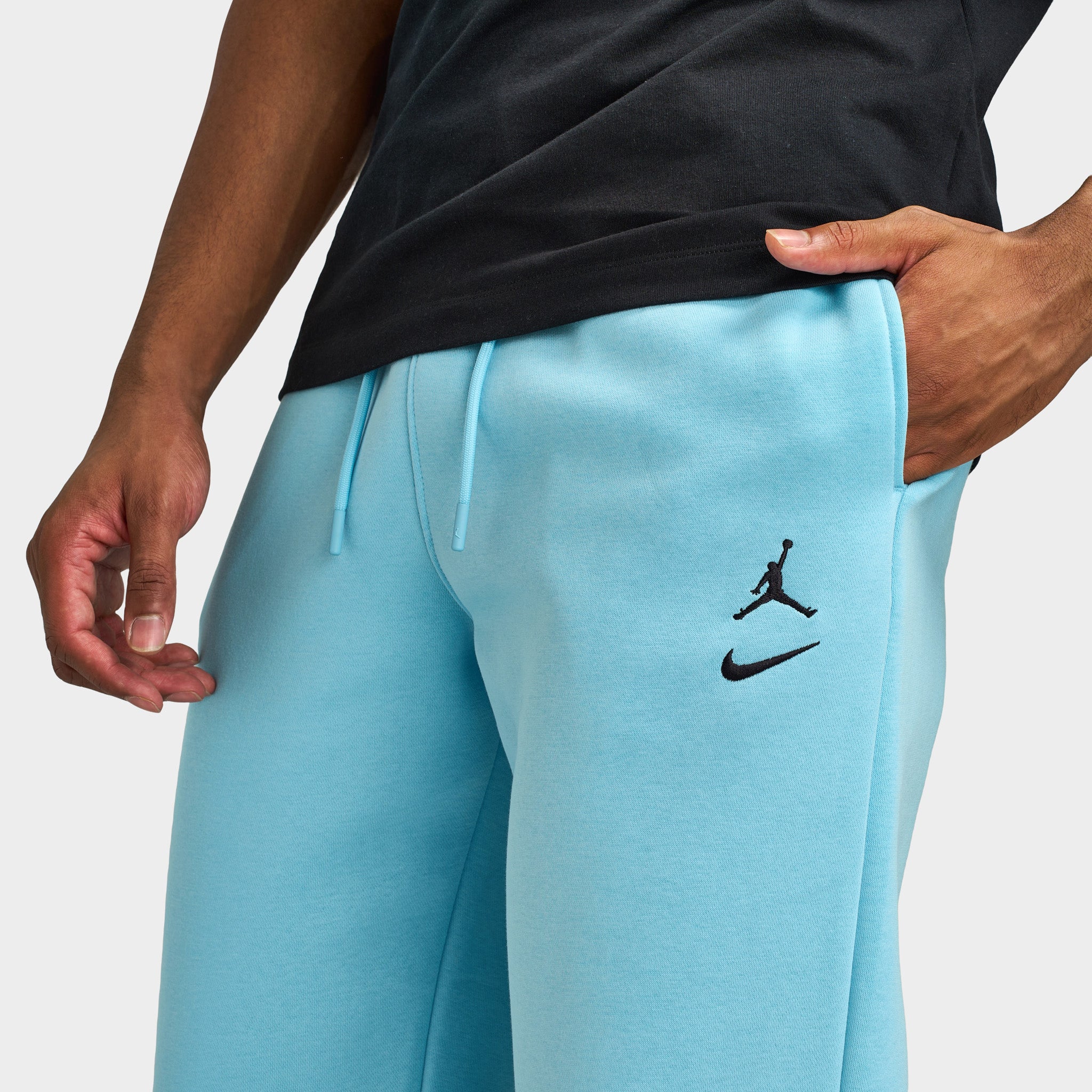 Jordan Brooklyn Fleece Varsity Pants / Blue Chill - Image 5