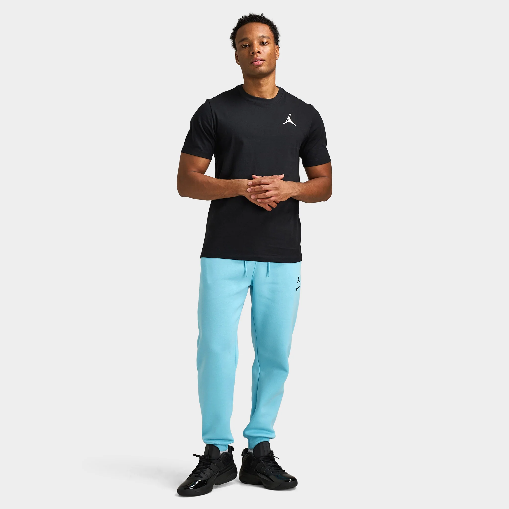 Jordan Brooklyn Fleece Varsity Pants / Blue Chill - Image 6