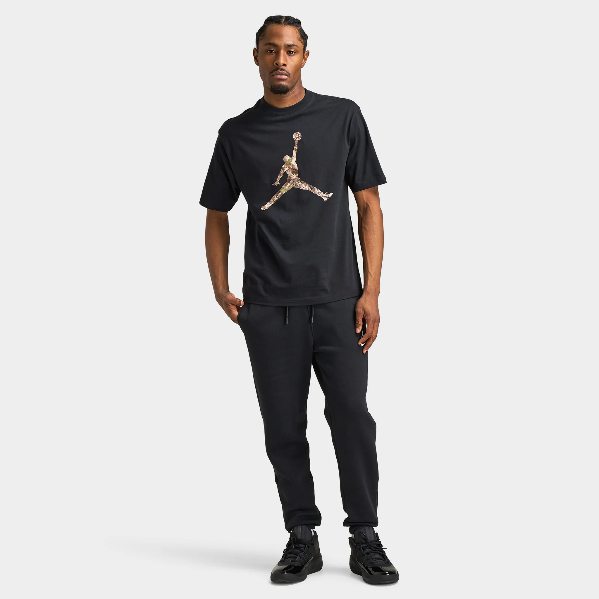 Jordan Brooklyn Men's Jumpan T-shirt / Black - Image 6