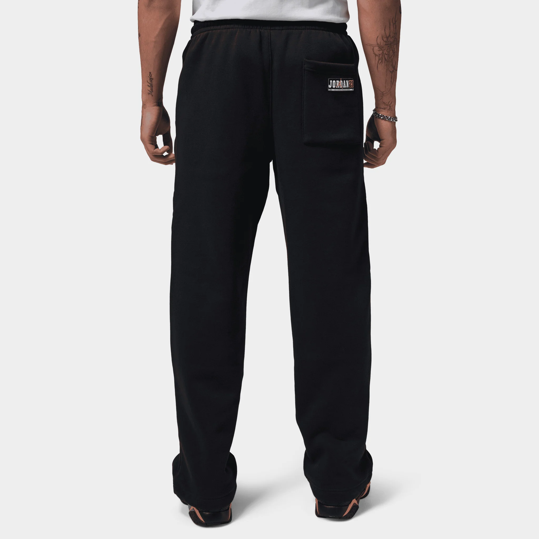 Jordan Brooklyn Open Hem Pants / Black - Image 2