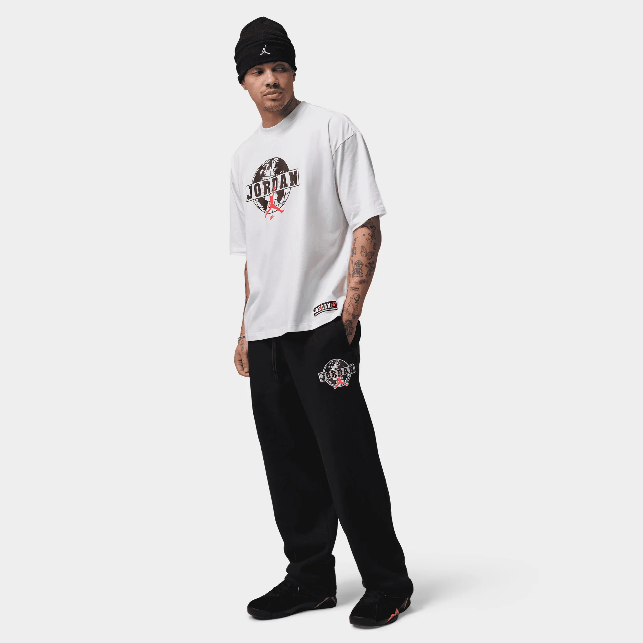 Jordan Brooklyn Open Hem Pants / Black - Image 5