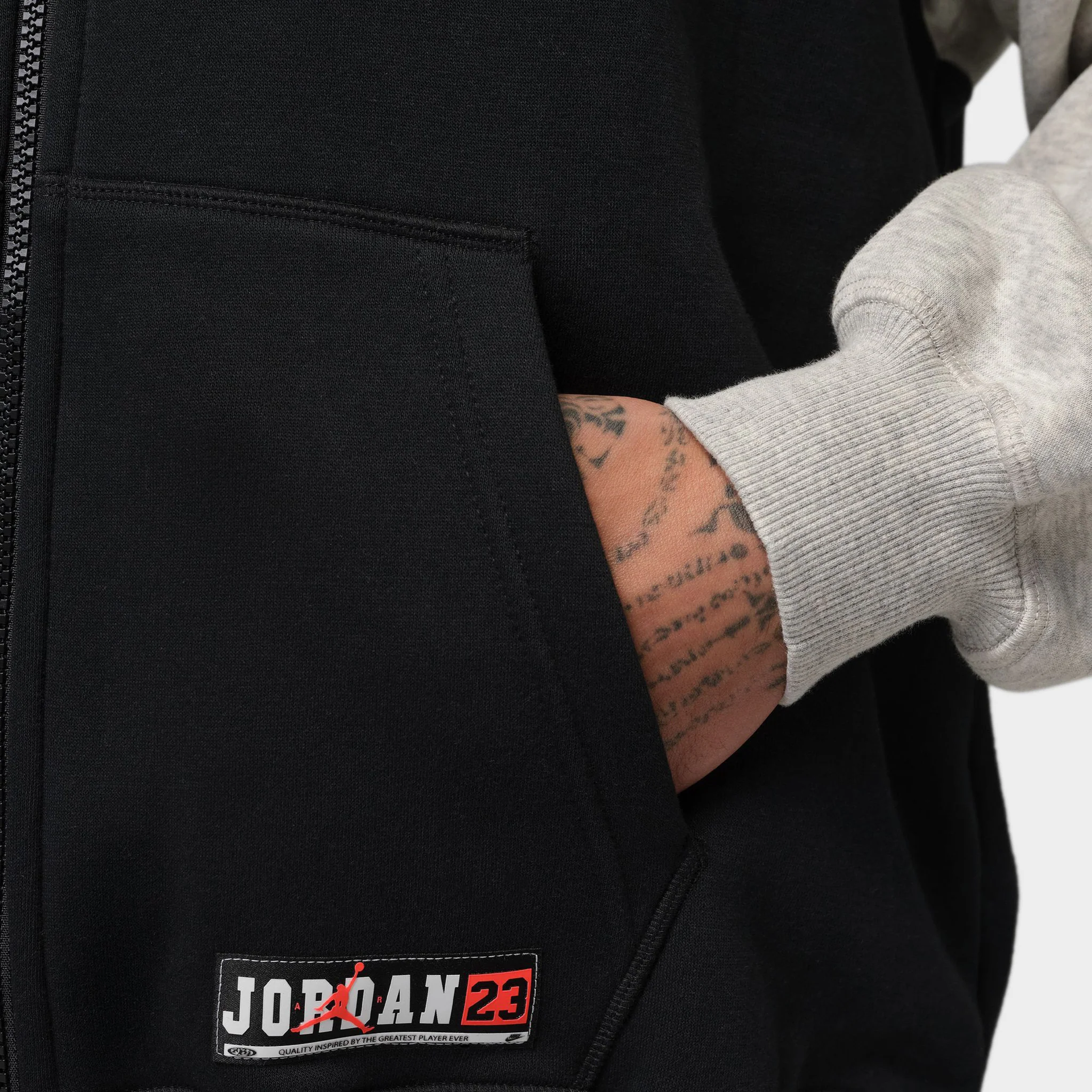 Jordan Brooklyn Oversized Fullzip Hoodie / Black - Image 6