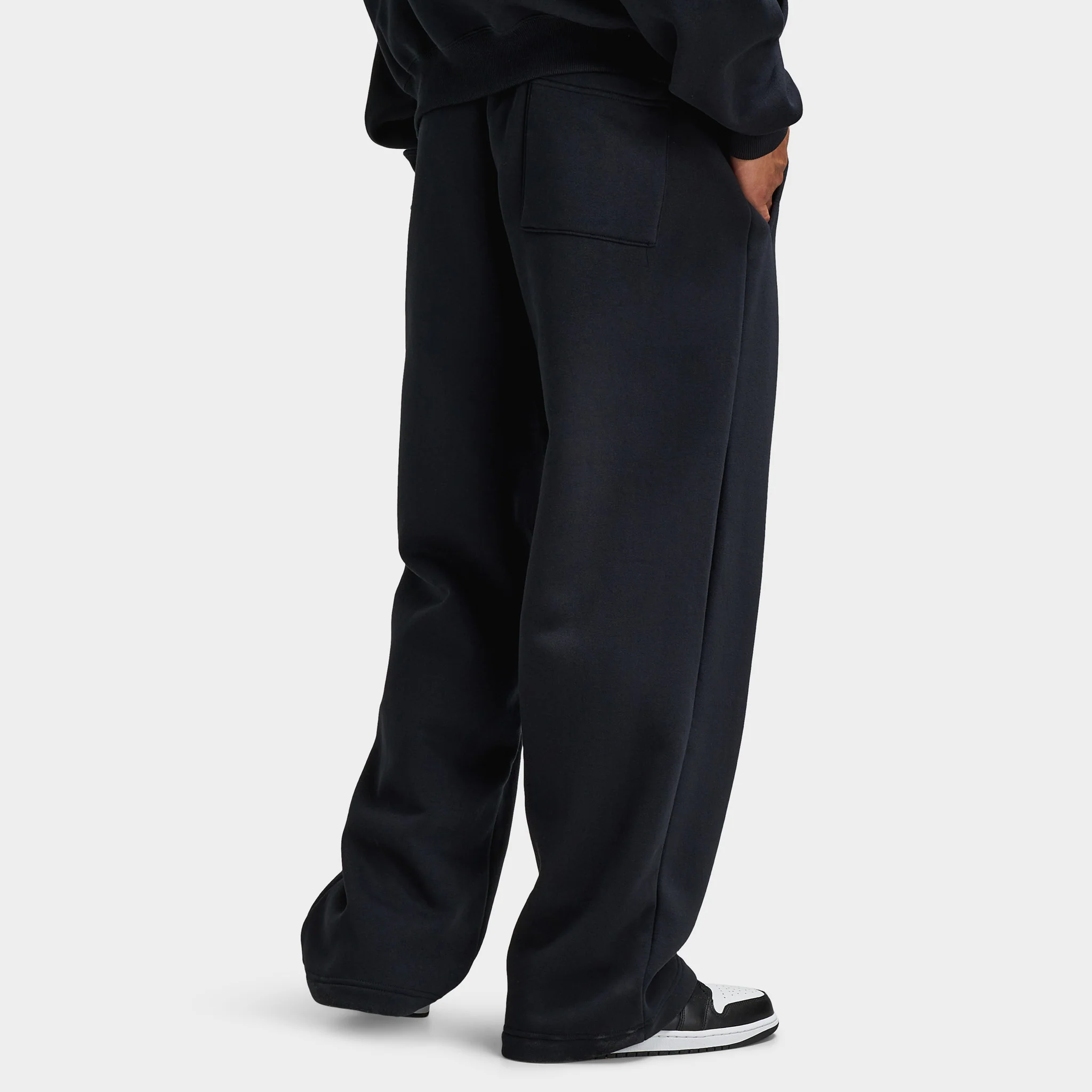Jordan Brooklyn Oversized Graphic Pants Black / Gym Red - Image 2