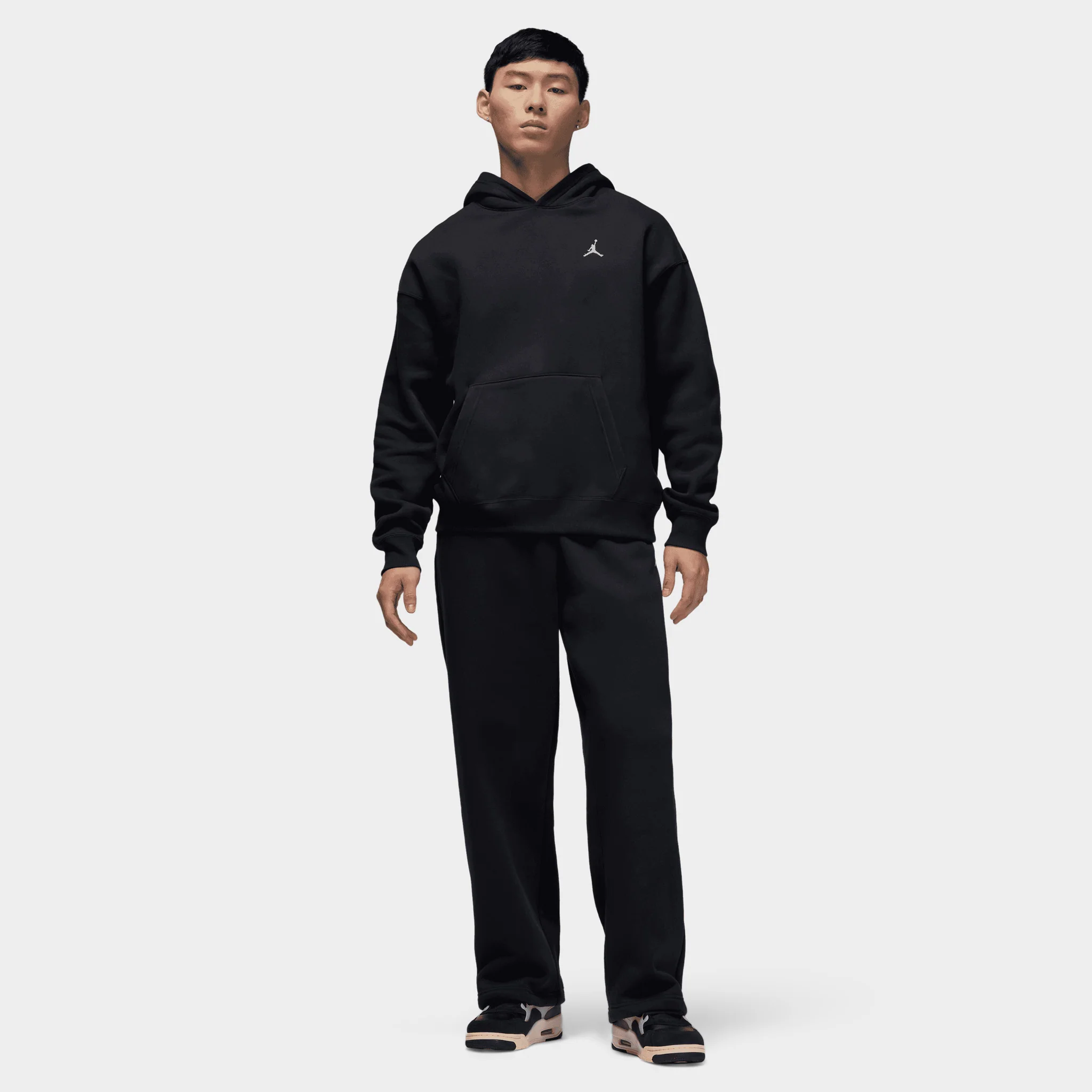 Jordan Brooklyn Oversized Hoodie / Black - Image 5