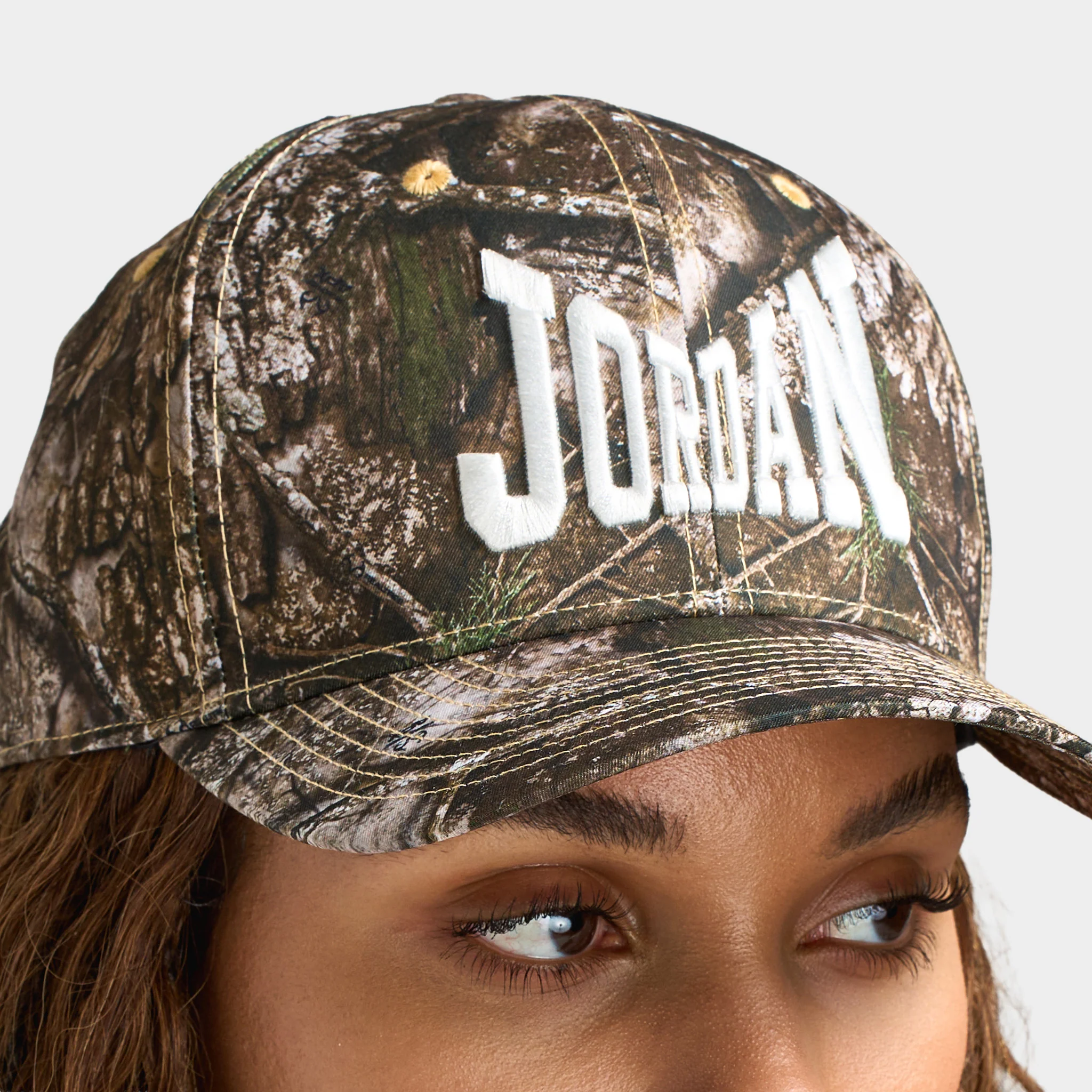 Jordan Brooklyn Rise Adjustable Realtree Cap White/ Sail - Image 3