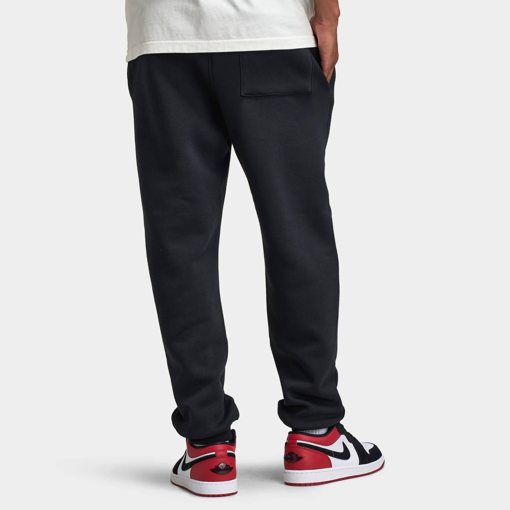 Jordan Brooklyn Varsity Fleece Joggers Black / White - Image 2