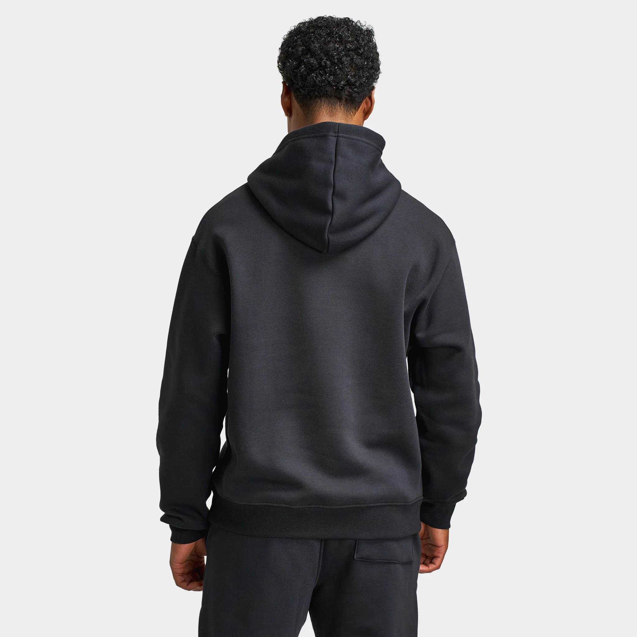 Jordan Brooklyn Varsity Fleece Pullover Hoodie Black / White - Image 2