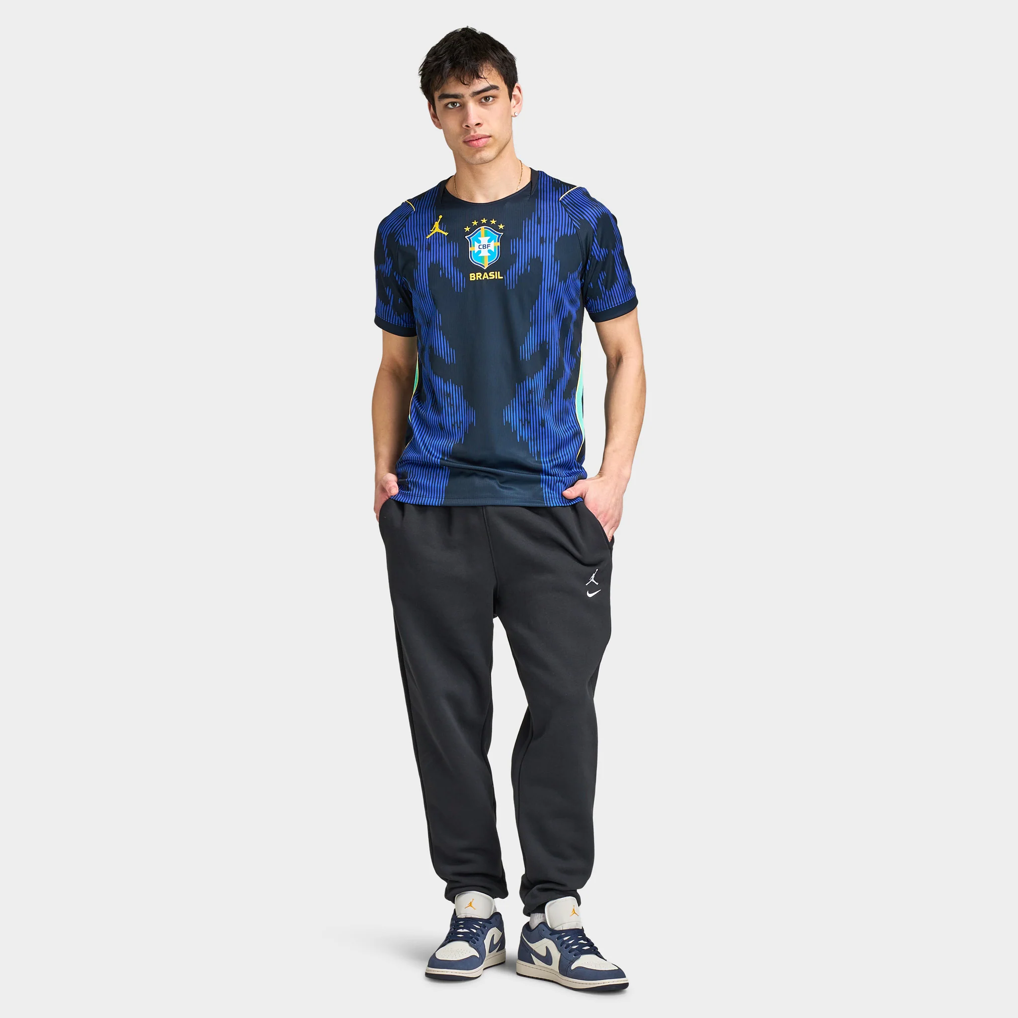 Jordan Brasil 2026 Away Replica Jersey Old Royal / black - Image 3