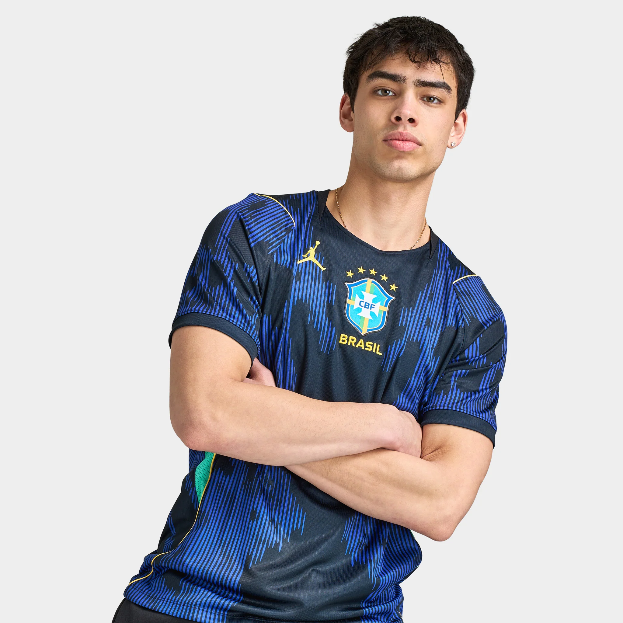 Jordan Brasil 2026 Away Replica Jersey Old Royal / black - Image 6