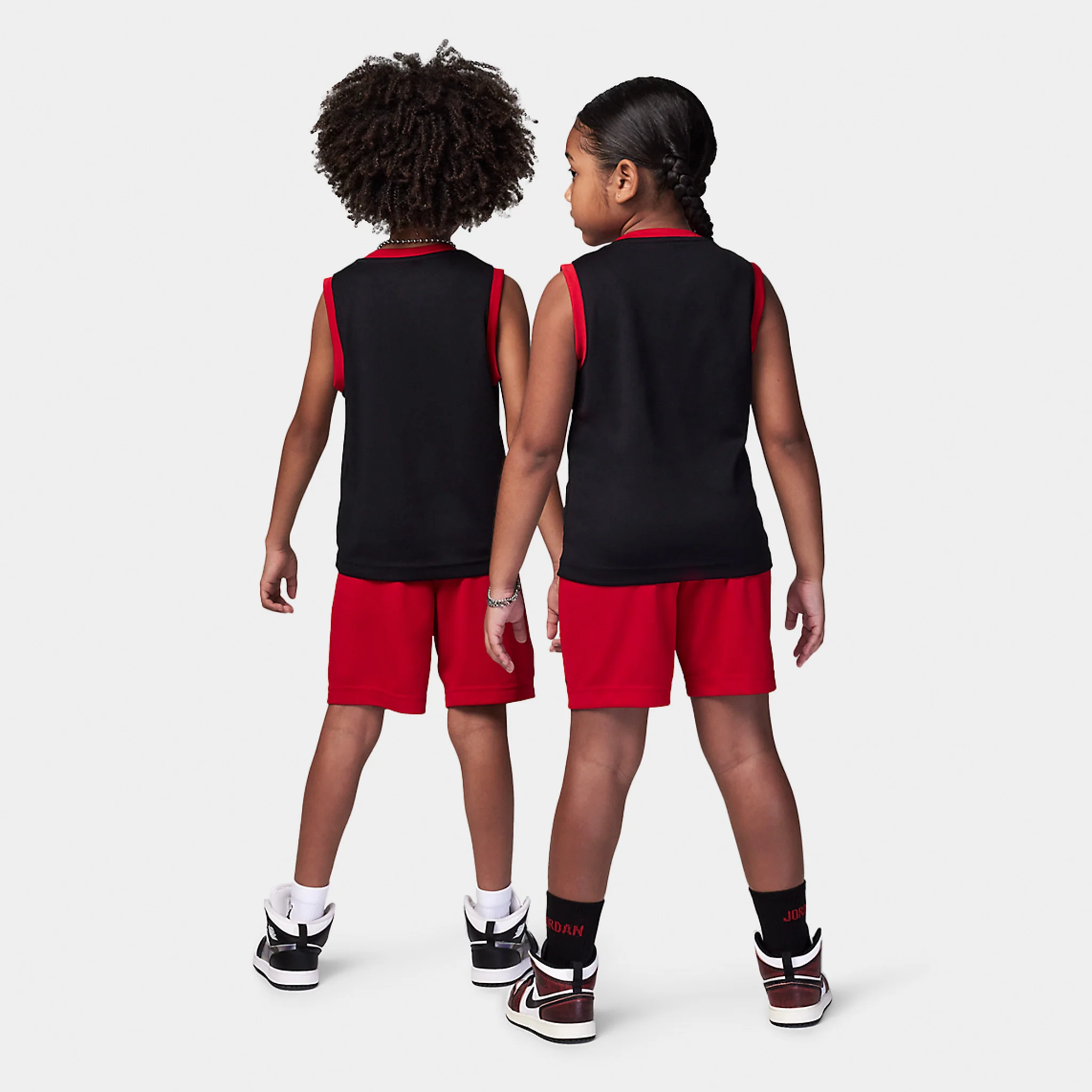 Jordan Child Boys' 23 Jersey Set Black / Gym Red - Image 2