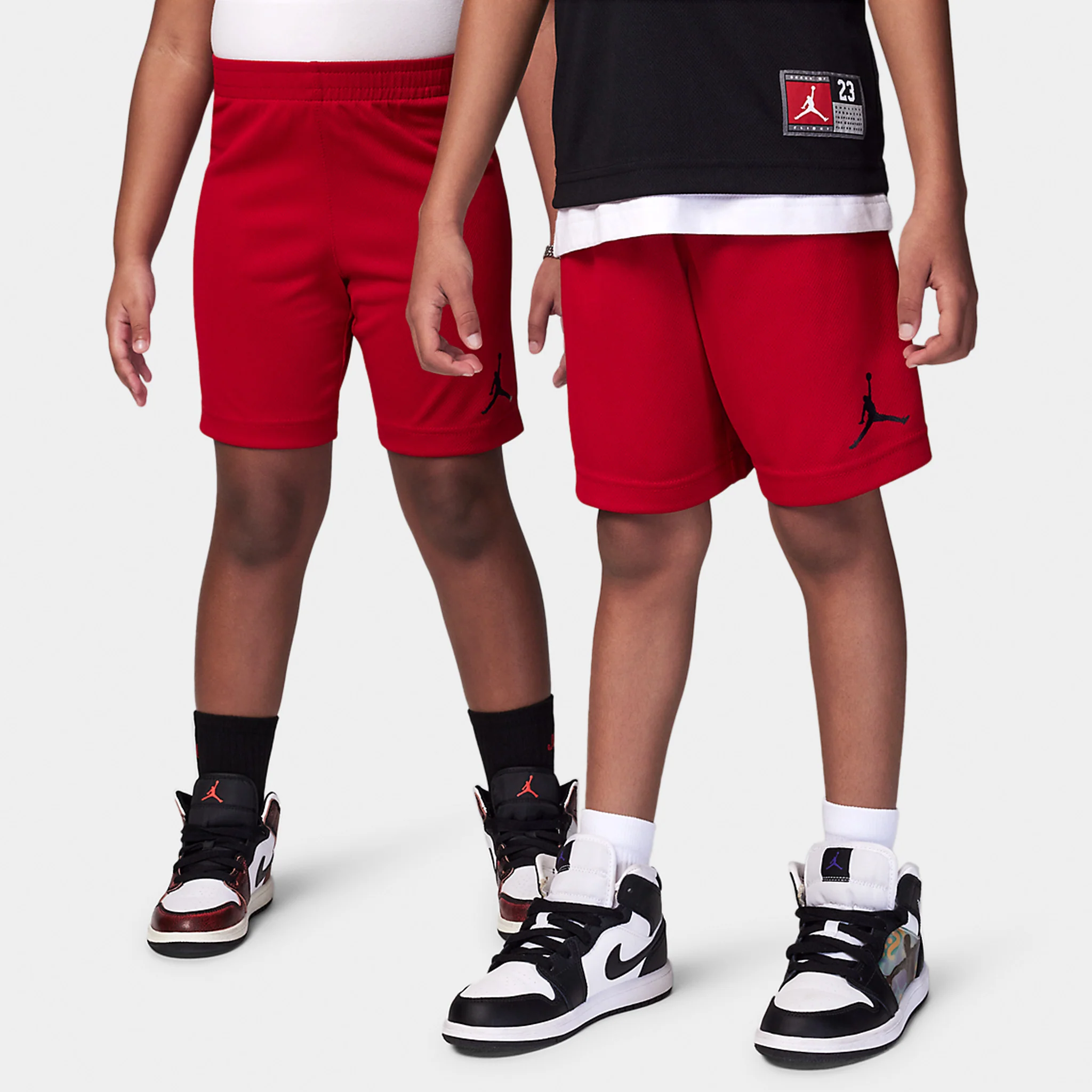 Jordan Child Boys' 23 Jersey Set Black / Gym Red - Image 3