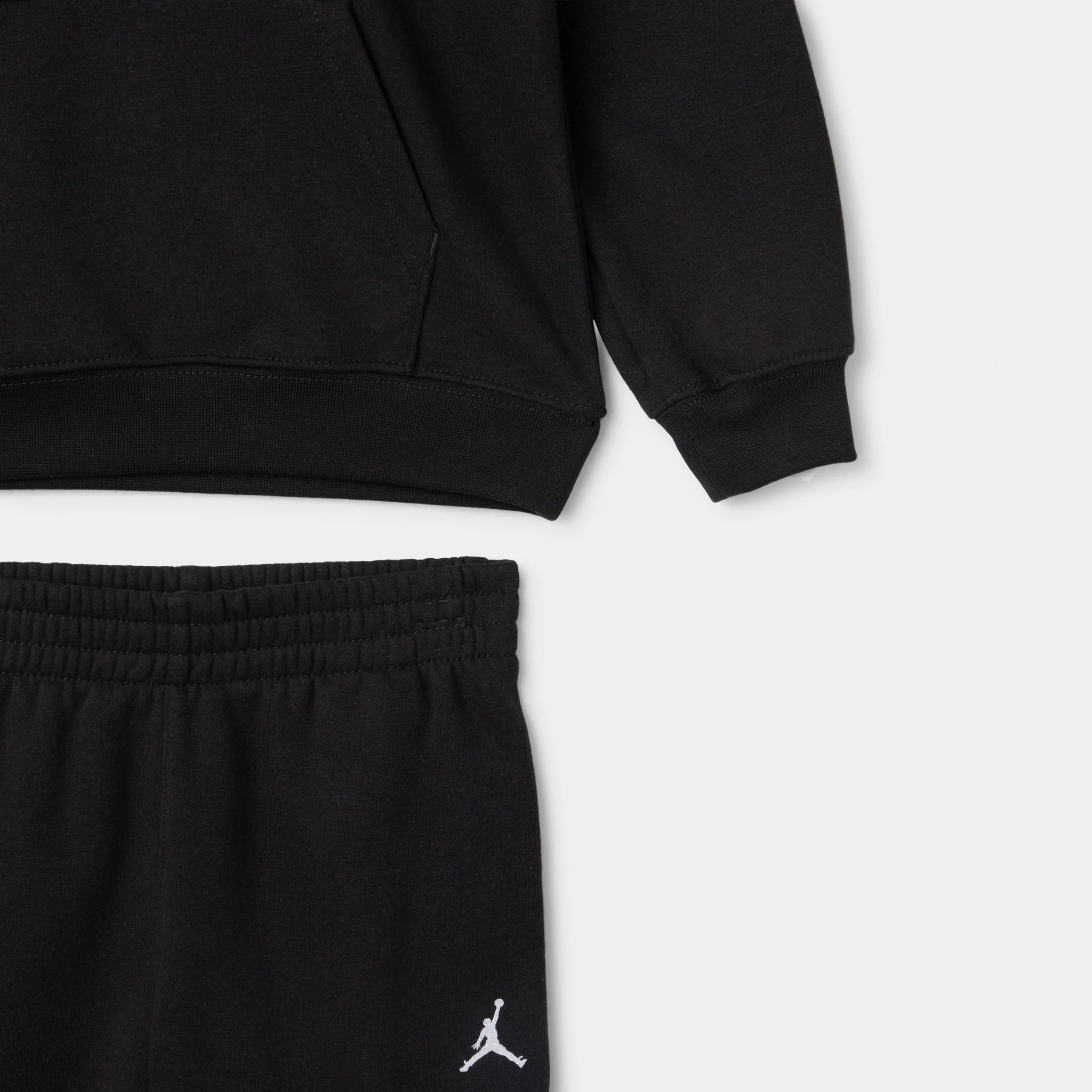 Jordan Children's Brooklyn Fleece Pullover Hoodie Set / Black - Image 4