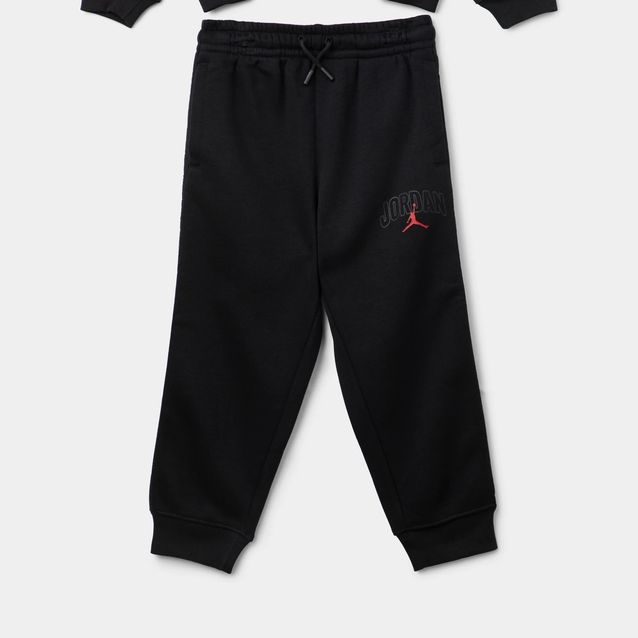 Jordan Children's Fleece Ripstop Full Zip Set / Black - Image 8