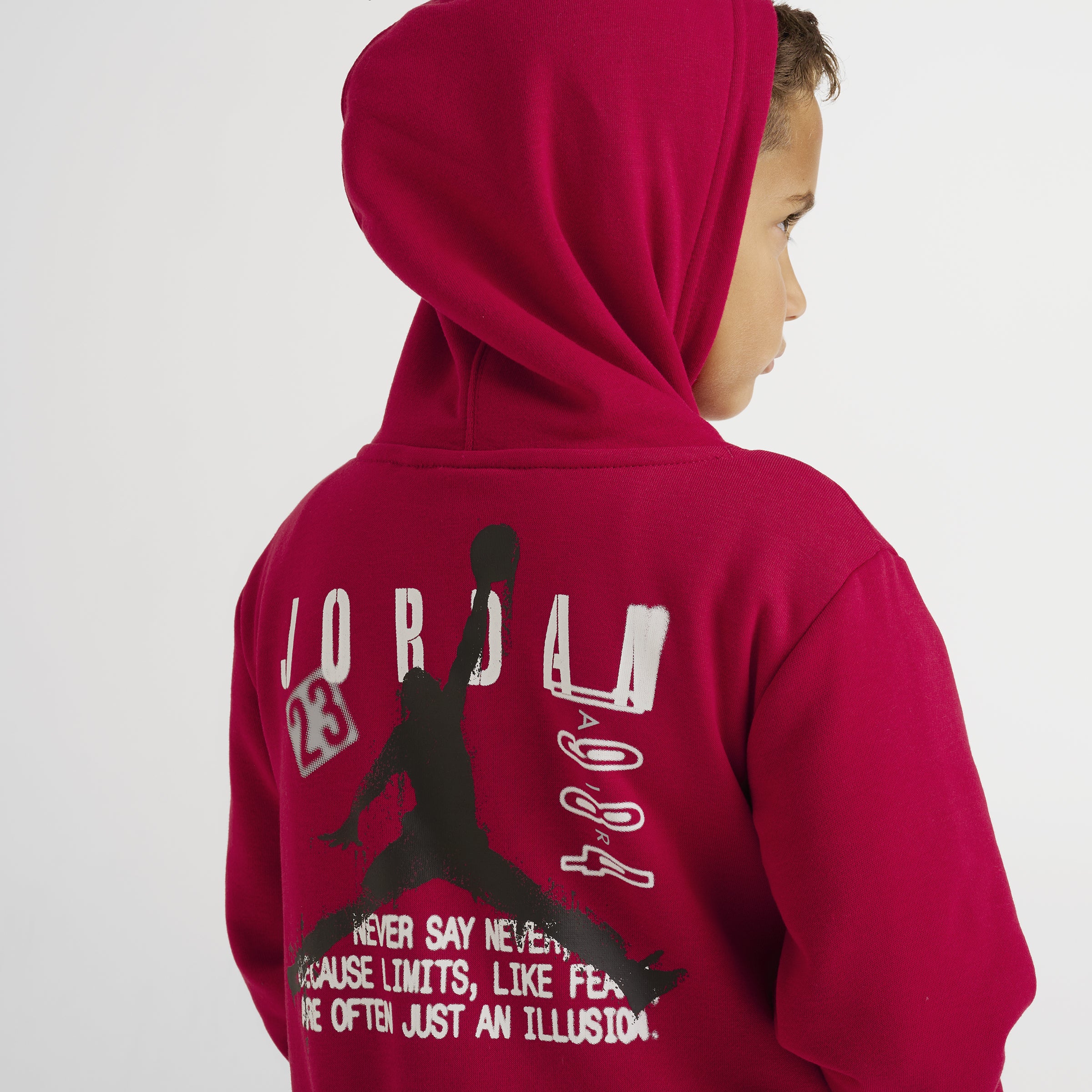 Jordan Children's Jumpman Stamp Fleece Set / Gym Red - Image 6