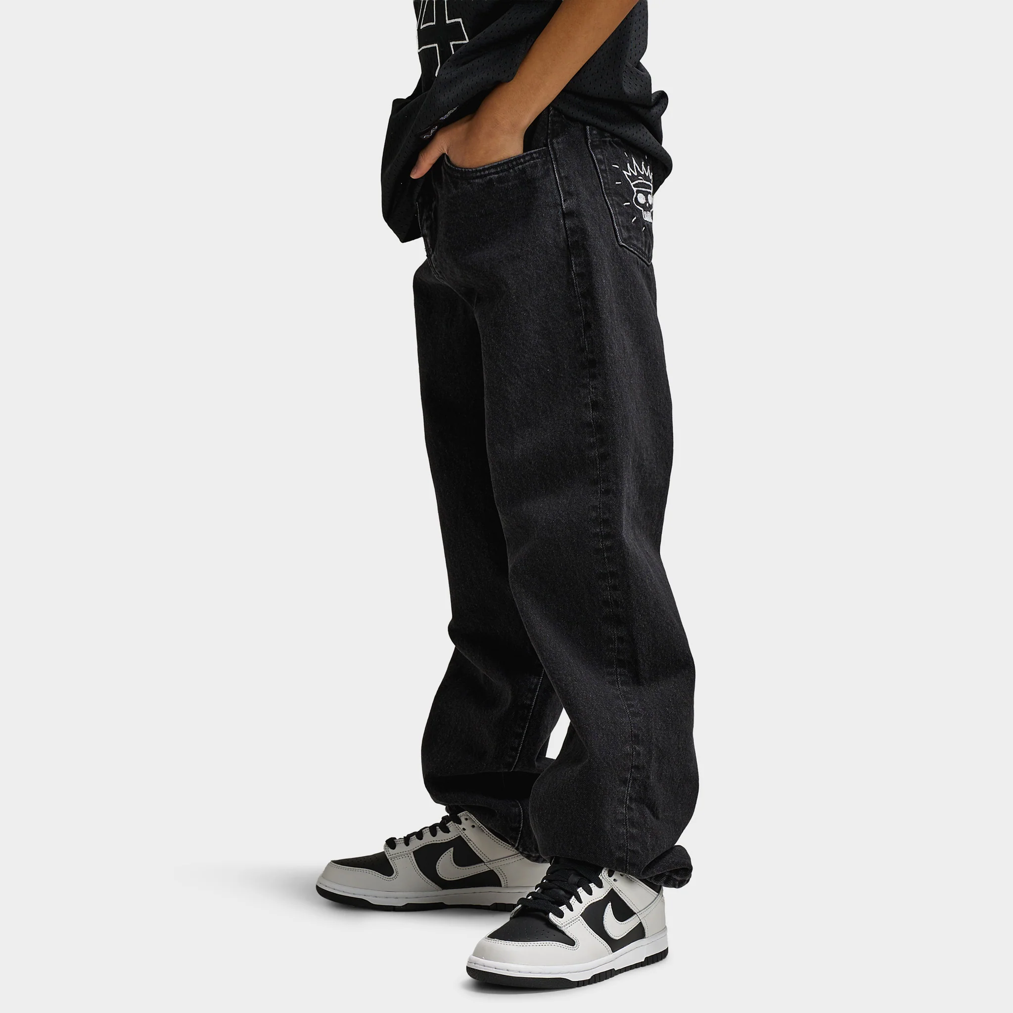 Jordan Craig Juniors' Loose Fit Embroidery Patch / Black - Image 3