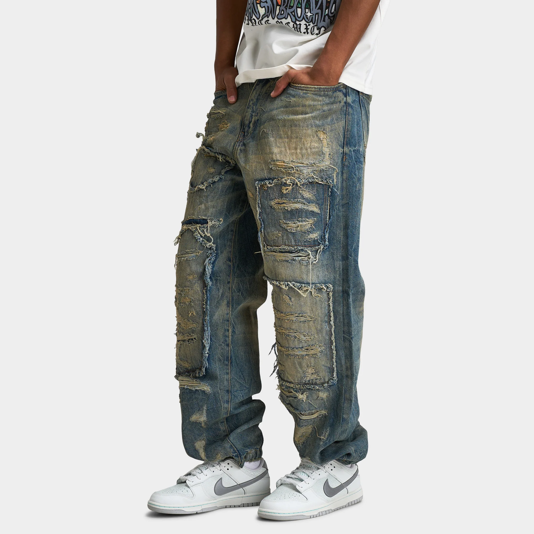 Jordan Craig Brian Reconstructed Denim / Lager - Image 4