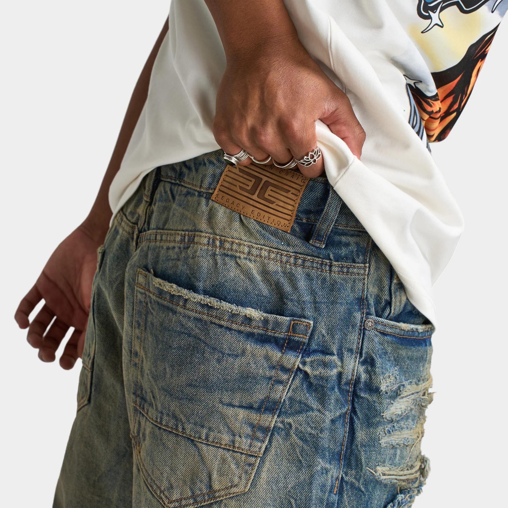 Jordan Craig Brian Reconstructed Denim / Lager - Image 5