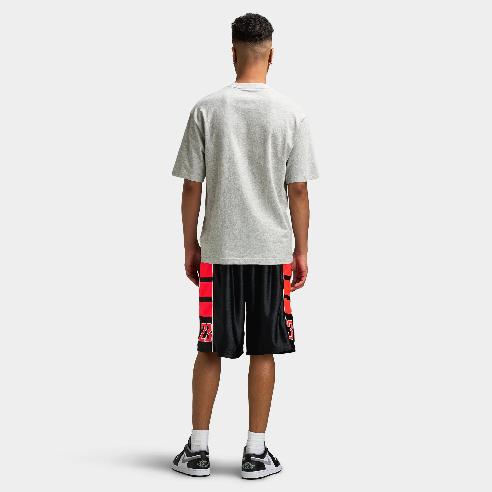 Jordan Embroidered Jumpman T-shirt / Grey - Image 6