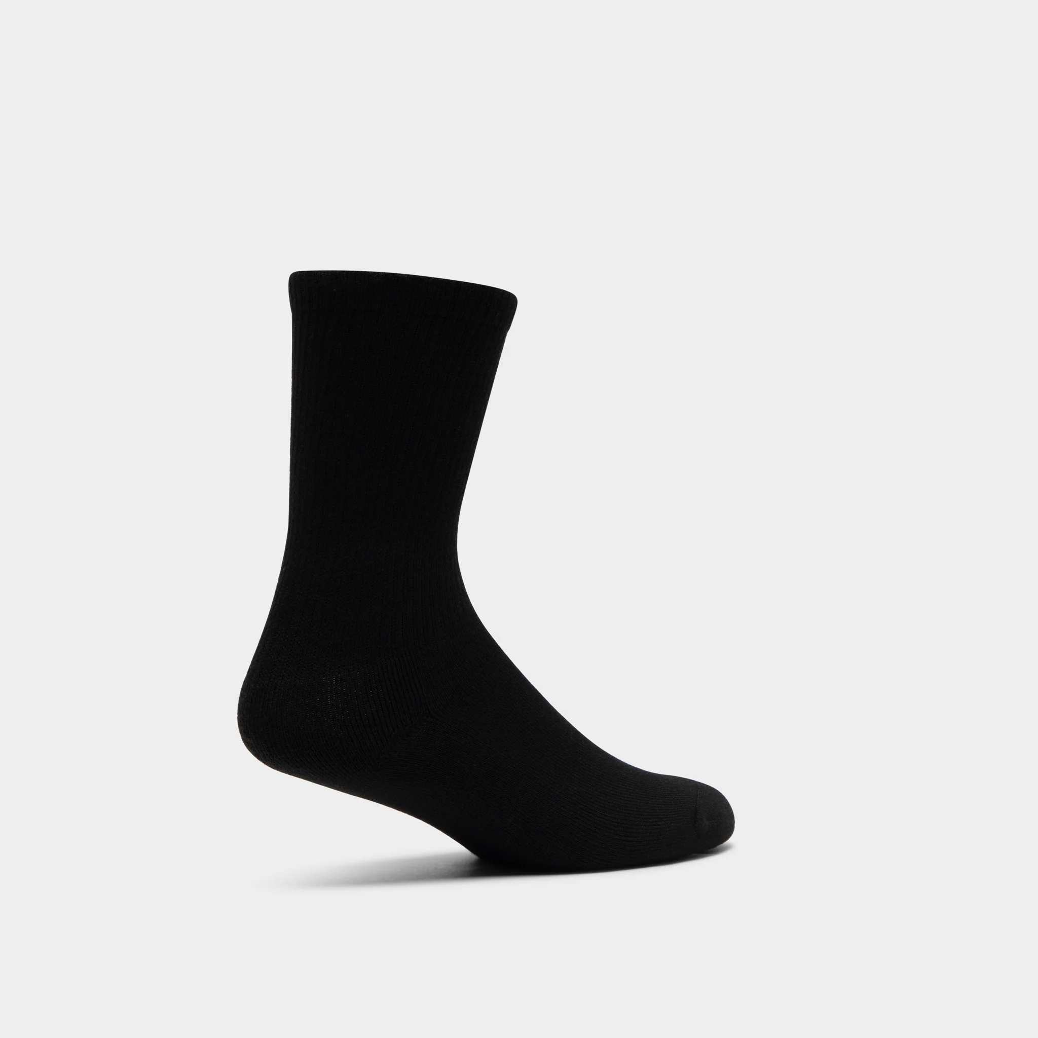 Nike Children's Performance Basic Crew Socks (6 PK) / Black - Image 2