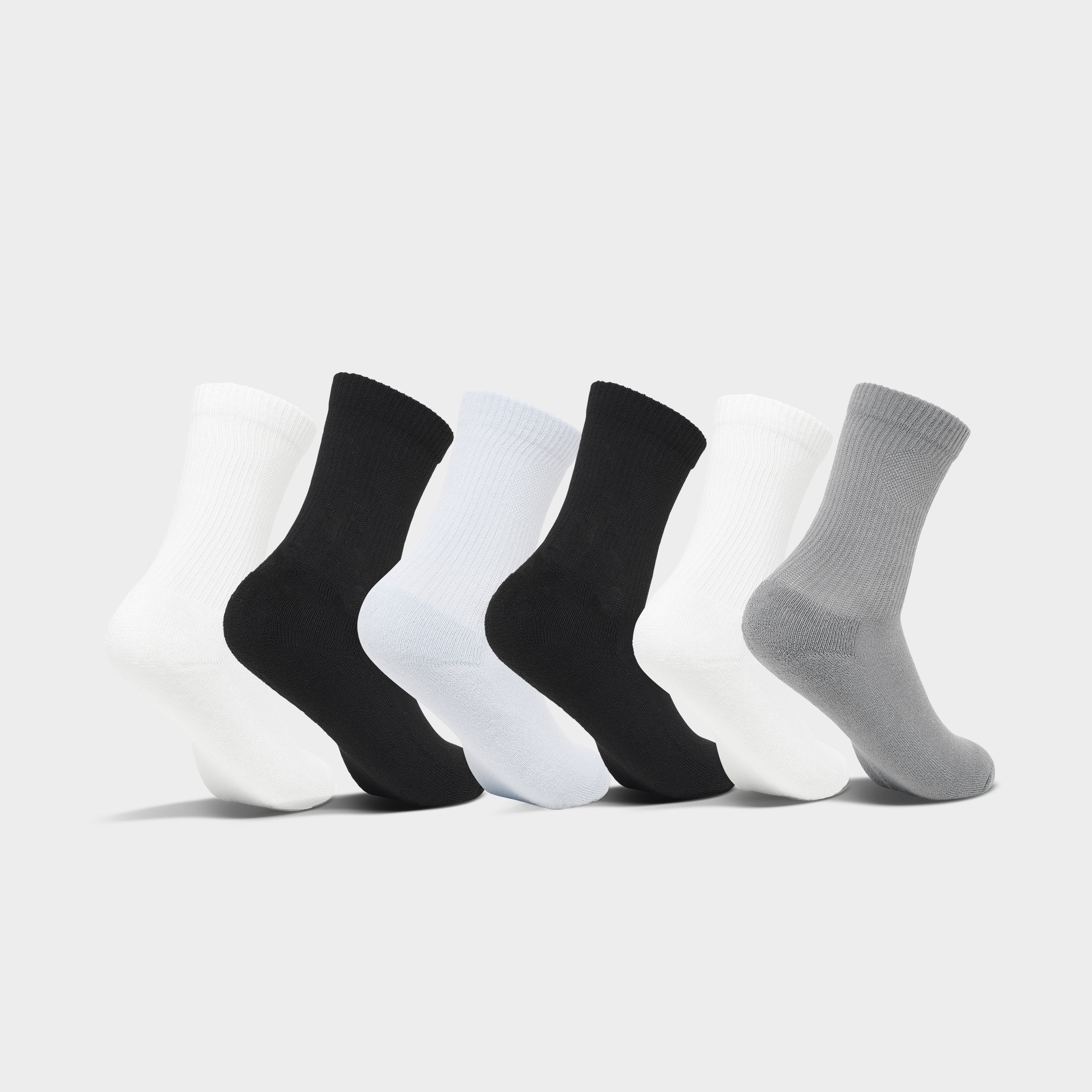 Jordan Children's Everyday Crew Socks (6 PK) / Black - Image 2