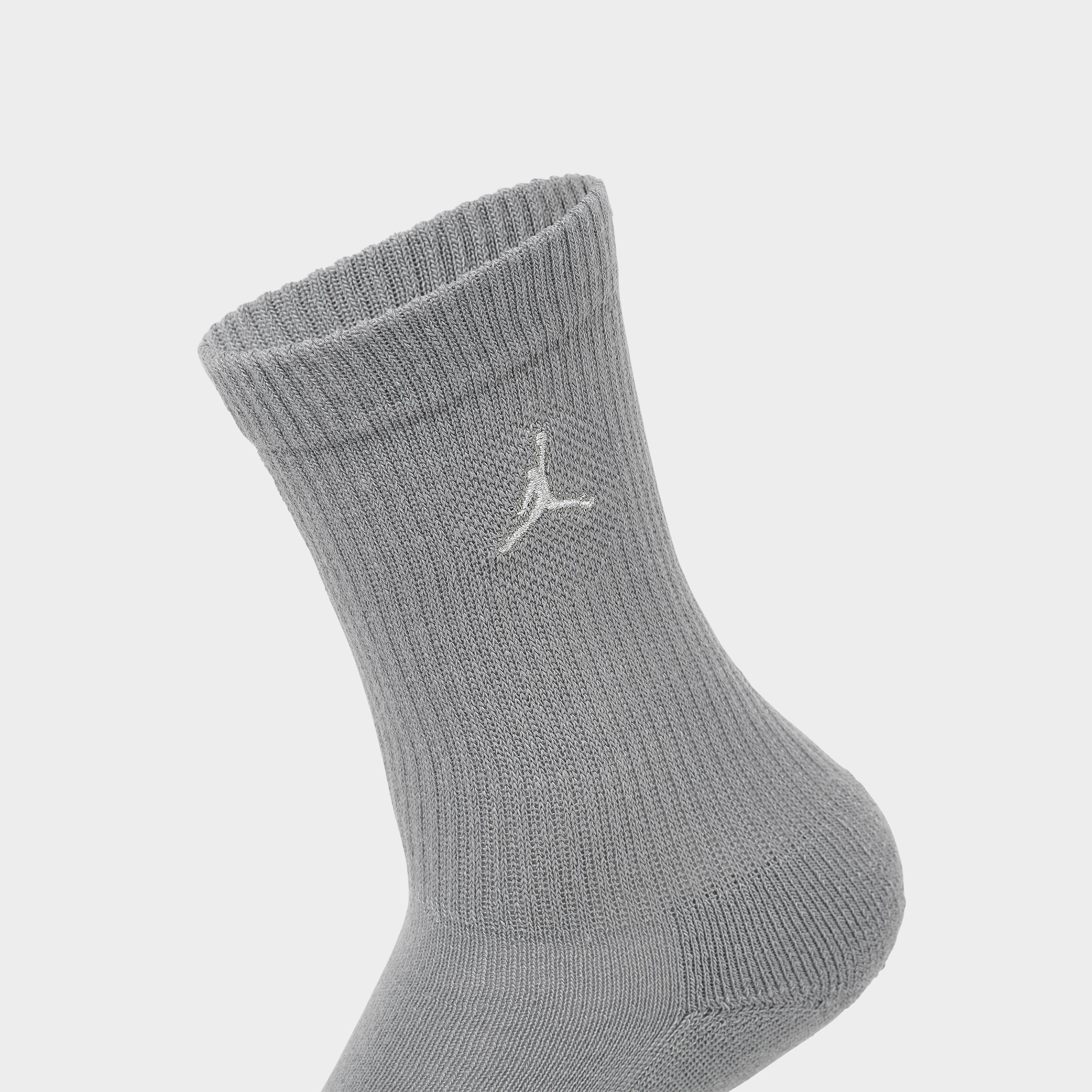 Jordan Children's Everyday Crew Socks (6 PK) / Black - Image 6