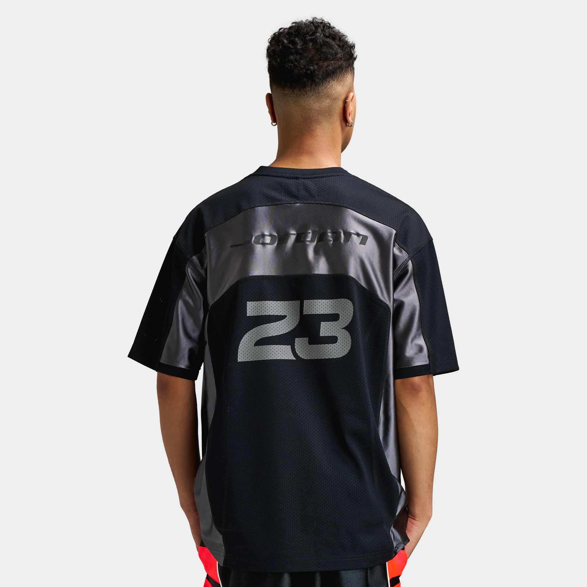 Jordan Flight Men's Short-Sleeve Jersey Black / Iron Grey - University Grey - Image 2