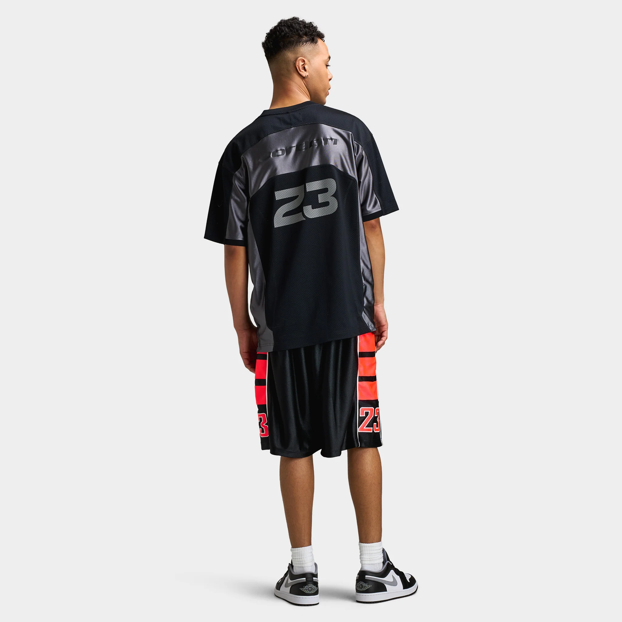 Jordan Flight Men's Short-Sleeve Jersey Black / Iron Grey - University Grey - Image 6