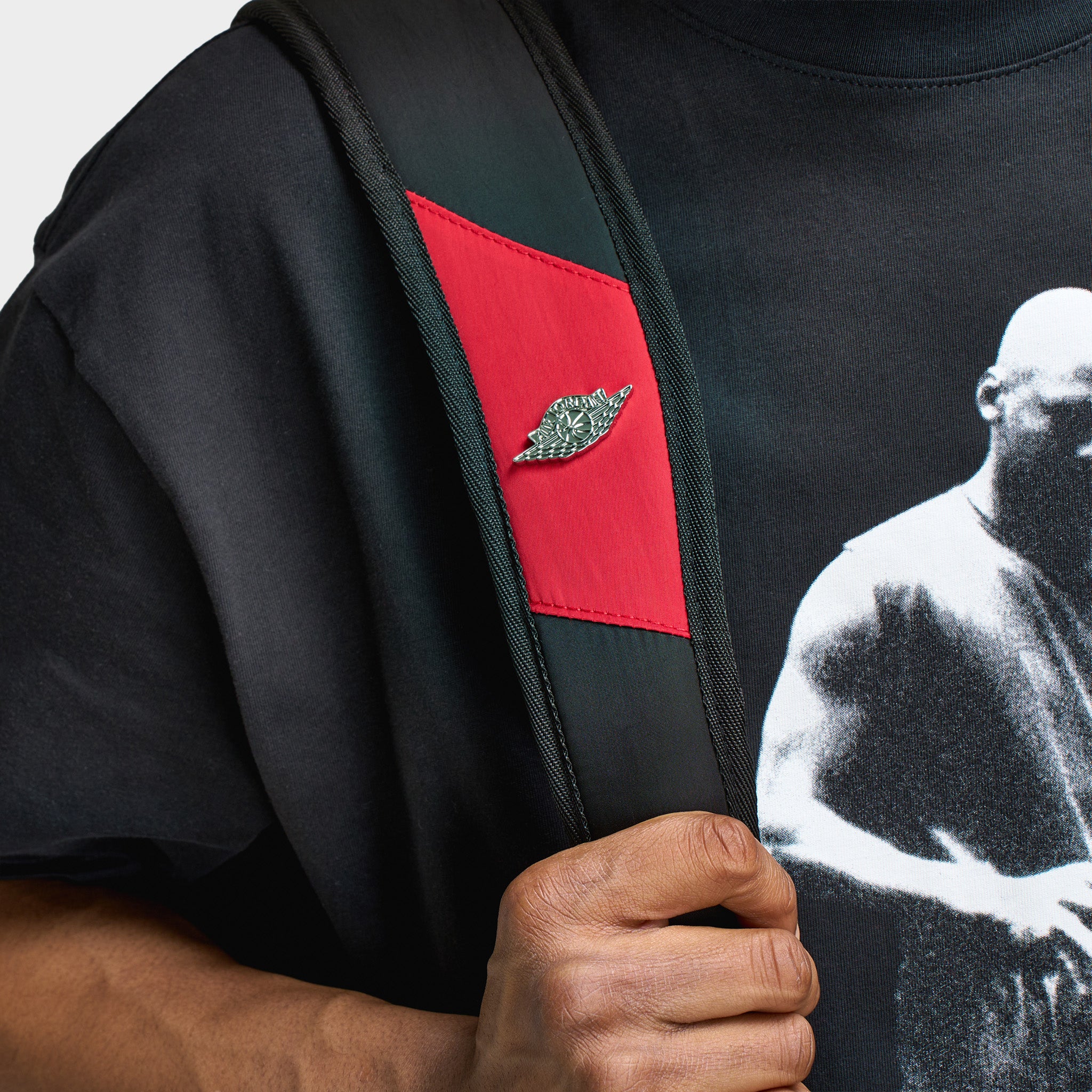 Jordan Flightcore Backpack Black / Gym Red - Image 4