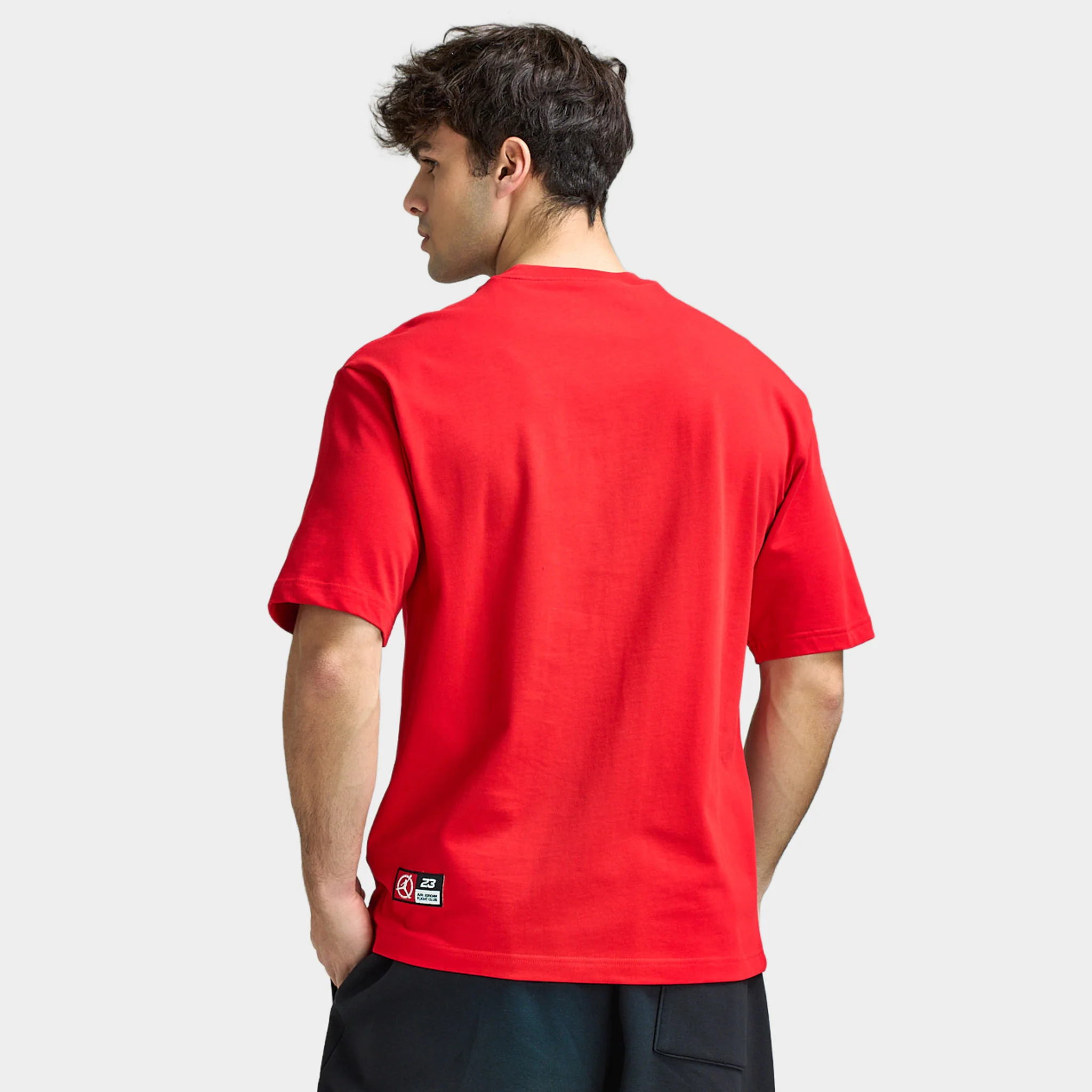 Jordan Graphic Flight Club Crew Neck Basic T-shirt / University Red - Image 2