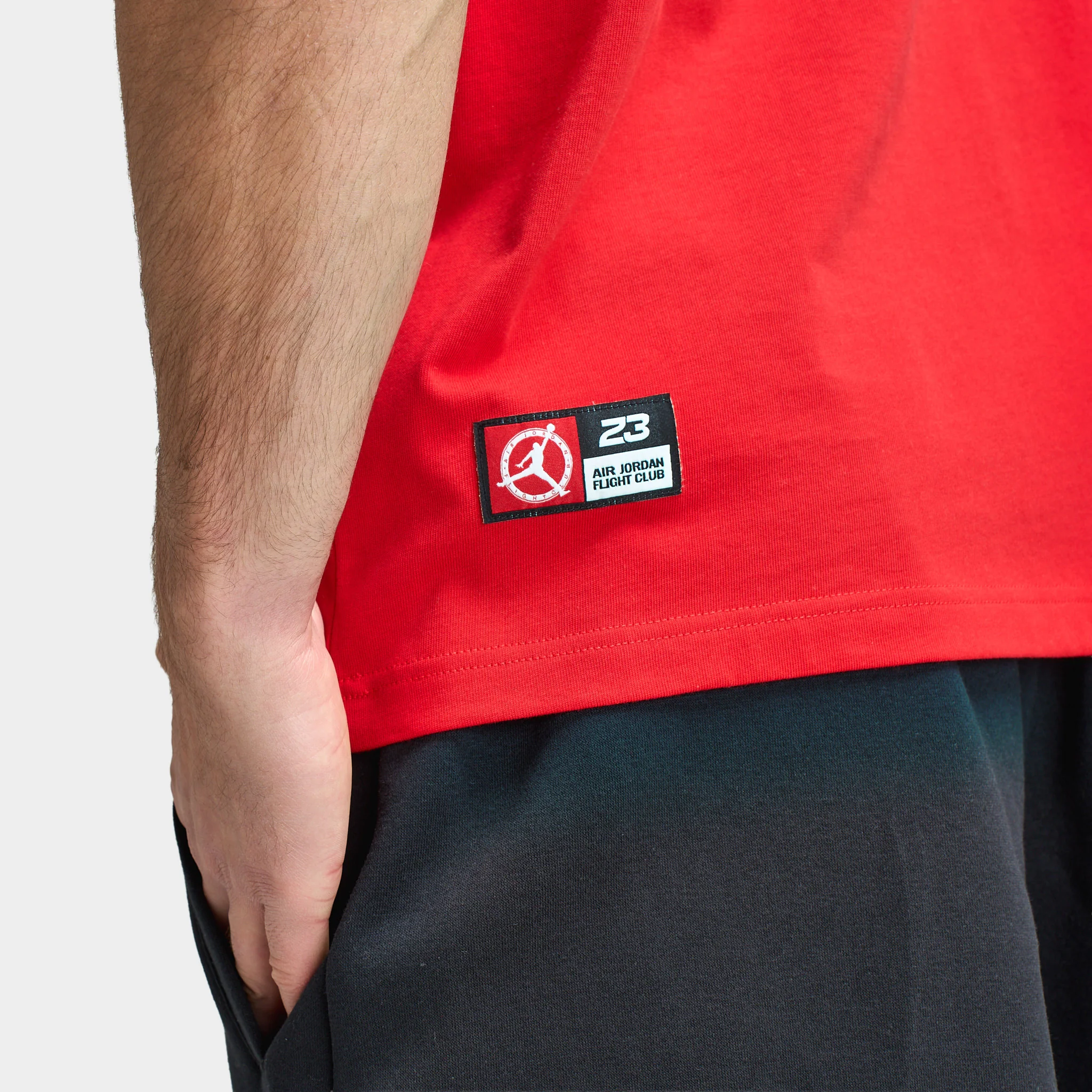 Jordan Graphic Flight Club Crew Neck Basic T-shirt / University Red - Image 3