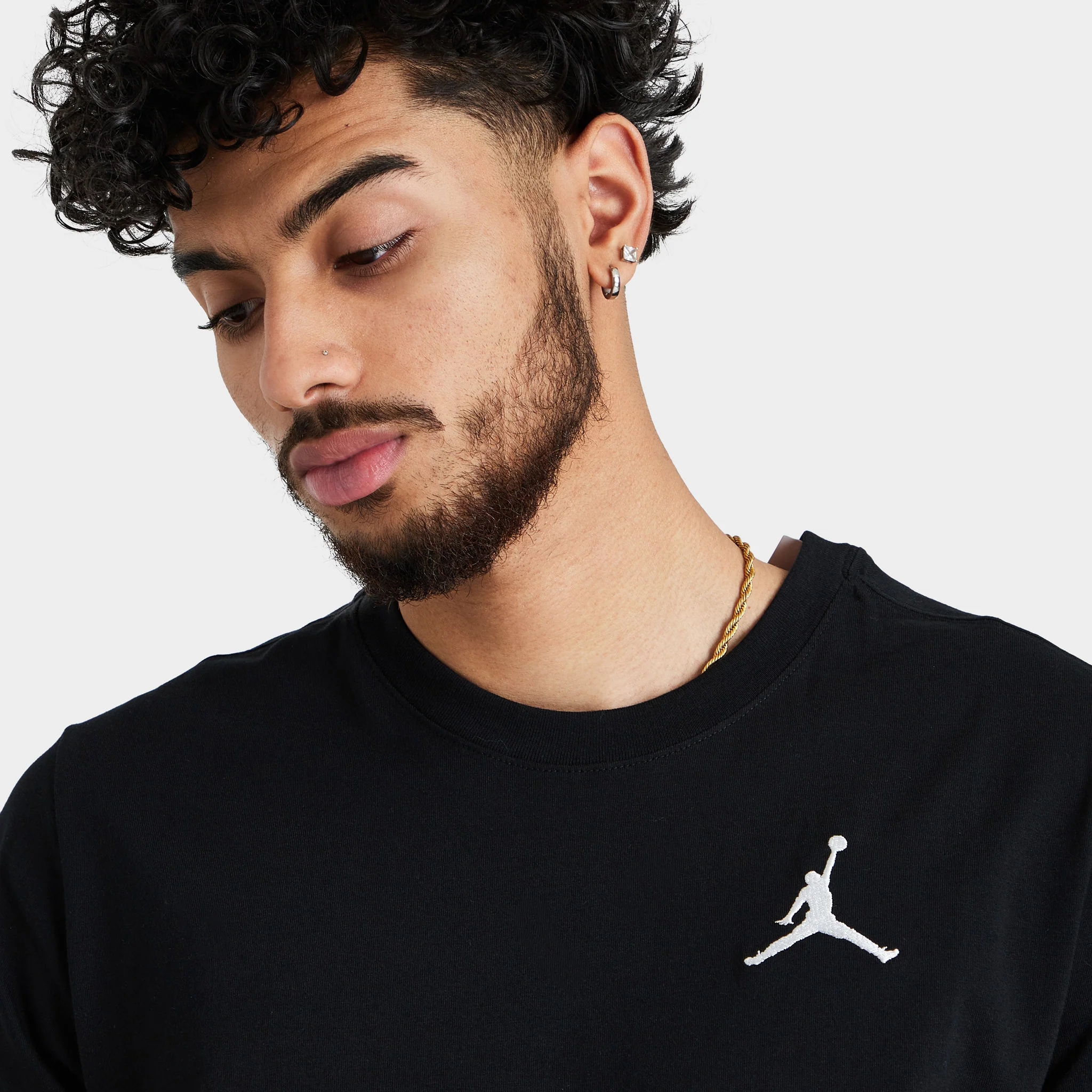 Jordan Jumpman Short Sleeve T-shirt Black / White - Image 3
