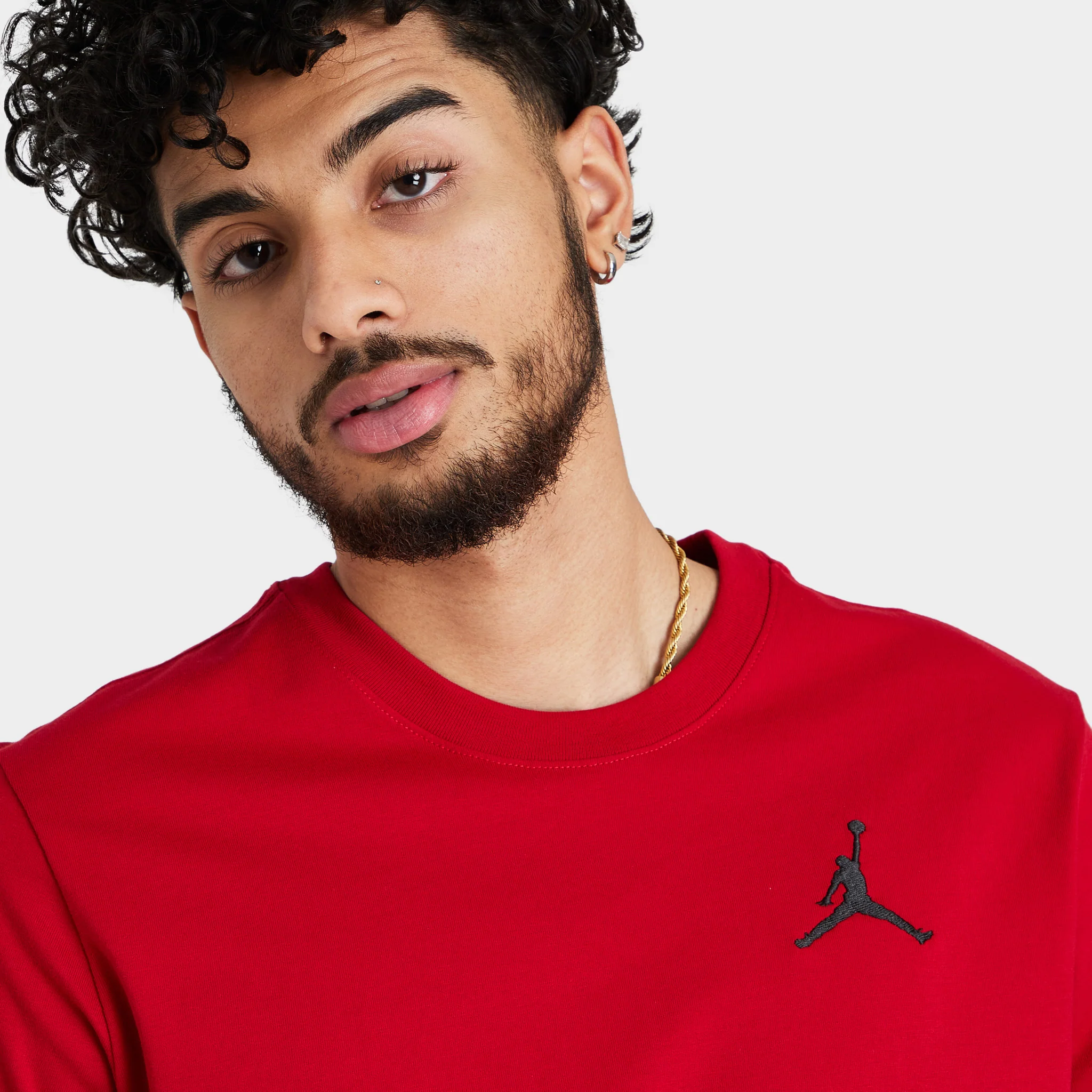Jordan Jumpman Short Sleeve T-shirt Gym Red / Black - Image 3