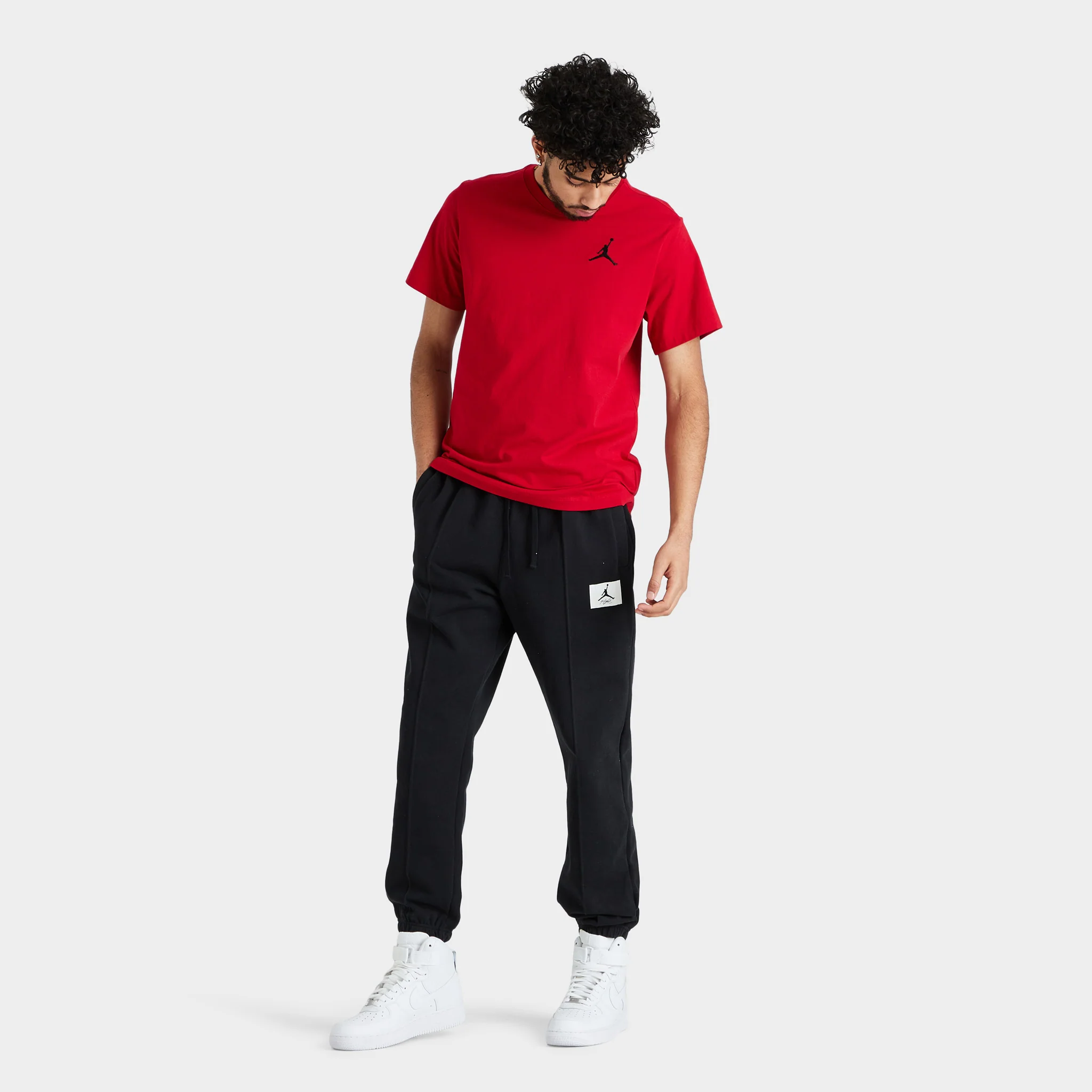 Jordan Jumpman Short Sleeve T-shirt Gym Red / Black - Image 5