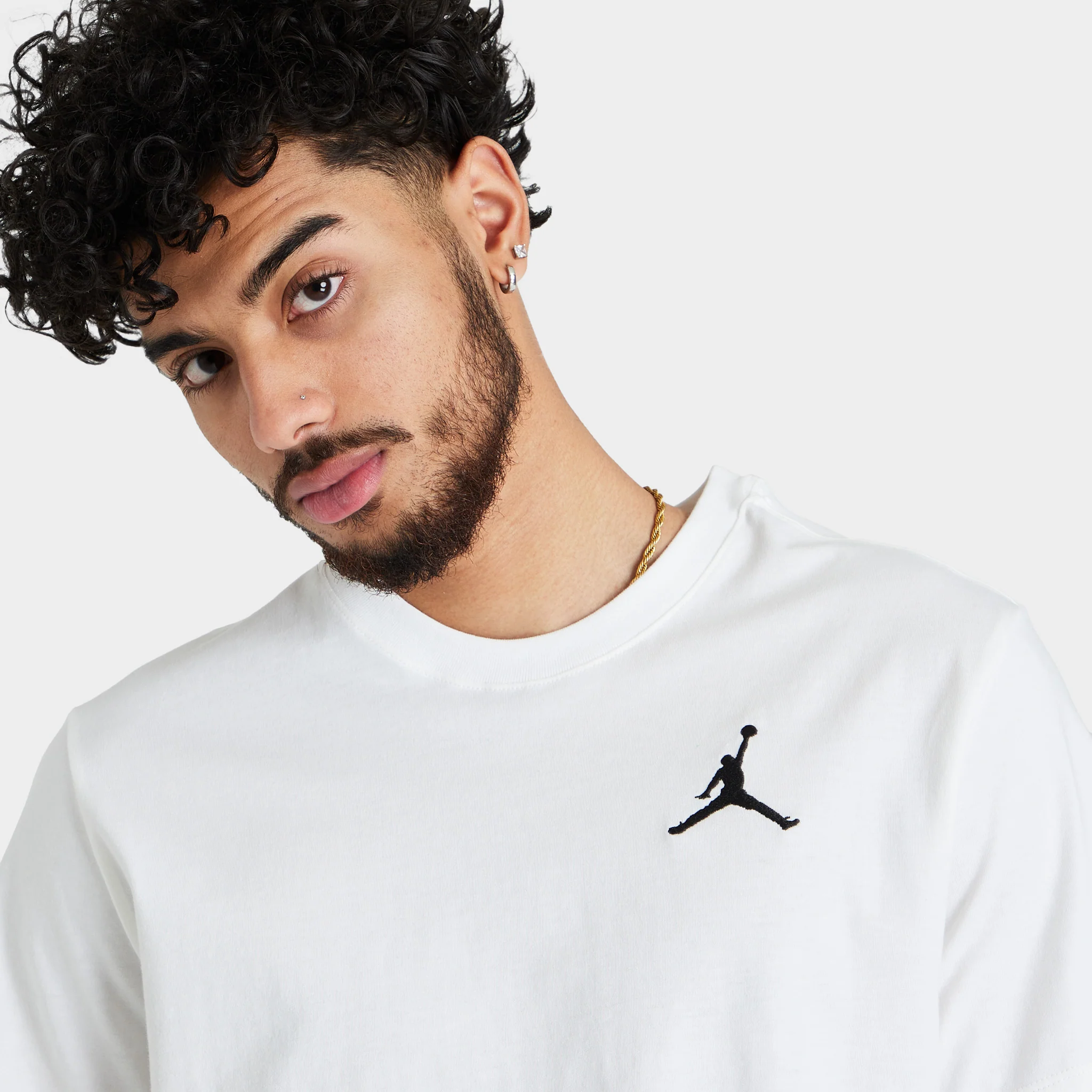 Jordan Jumpman Short Sleeve T-shirt White / Black - Image 3