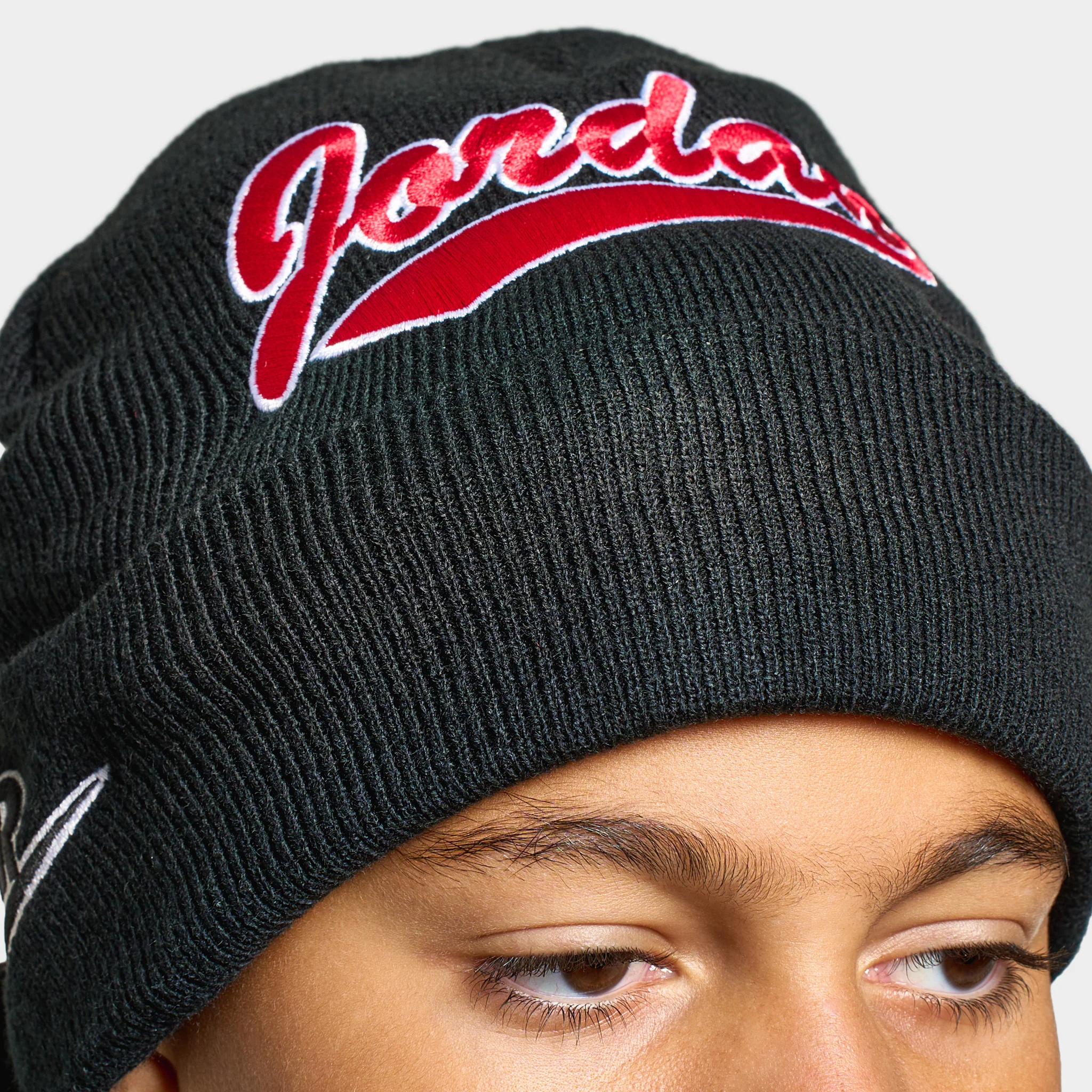 Jordan Junior Boys' HBR Varsity Beanie Black / Gym Red - Image 3