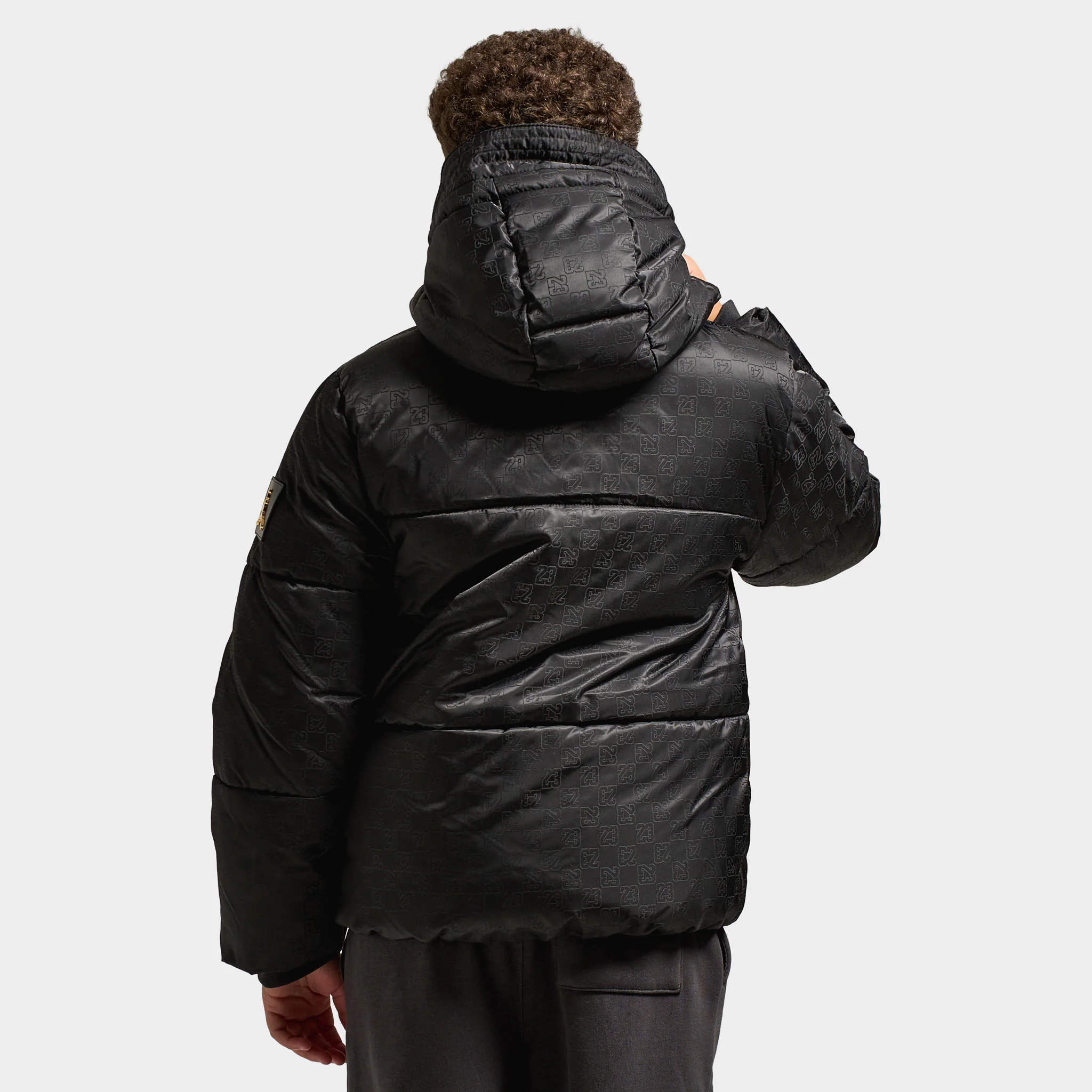 Jordan Juniors' 23 Jacquard Fill Jacket / Black - Image 2